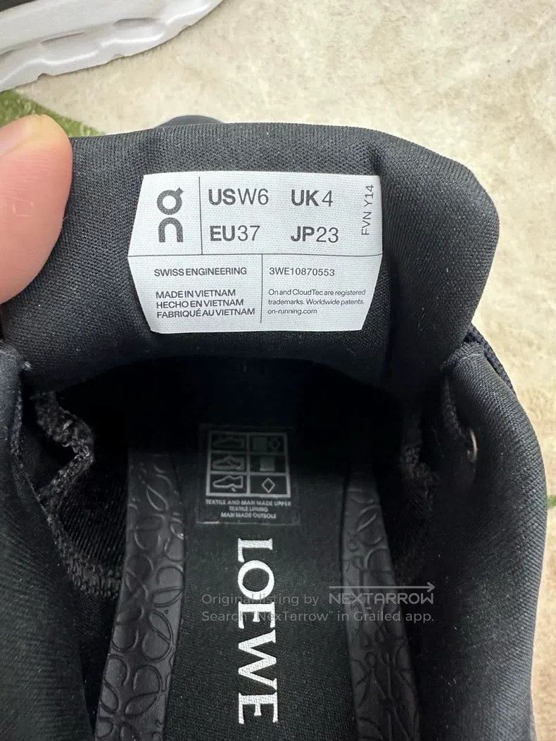 Loewe Loewe Black and white sports shoes Size US 6.5 / IT 36.5 - 8 Thumbnail