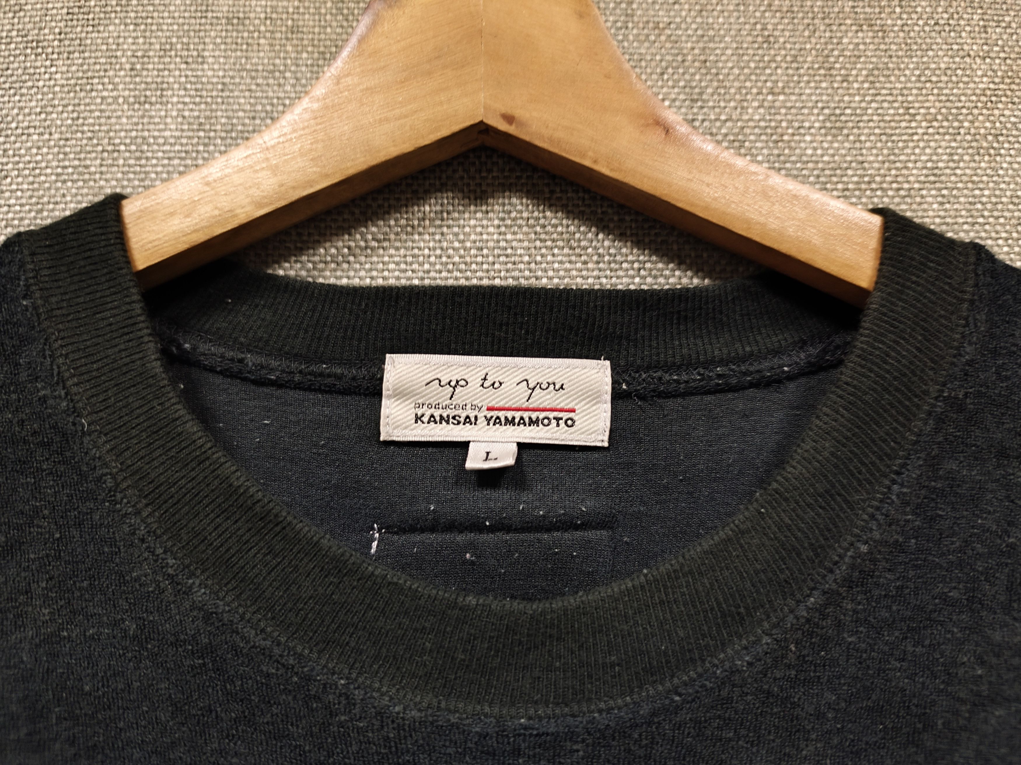 Kansai Yamamoto Kansai Yamamoto logo embroidery fleece shirt Size US XL / EU 56 / 4 - 6 Thumbnail
