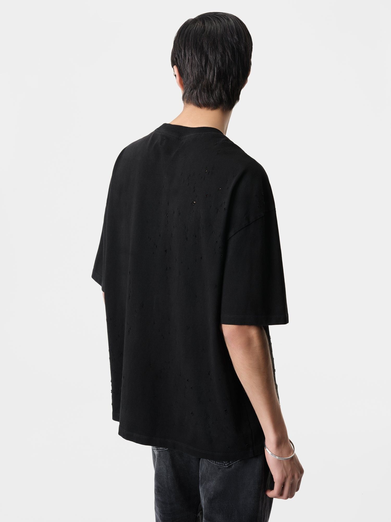 Amiri o1orln1025 Hollywood Shotgun Oversized T-Shirt in Black Size US XL / EU 56 / 4 - 3 Thumbnail