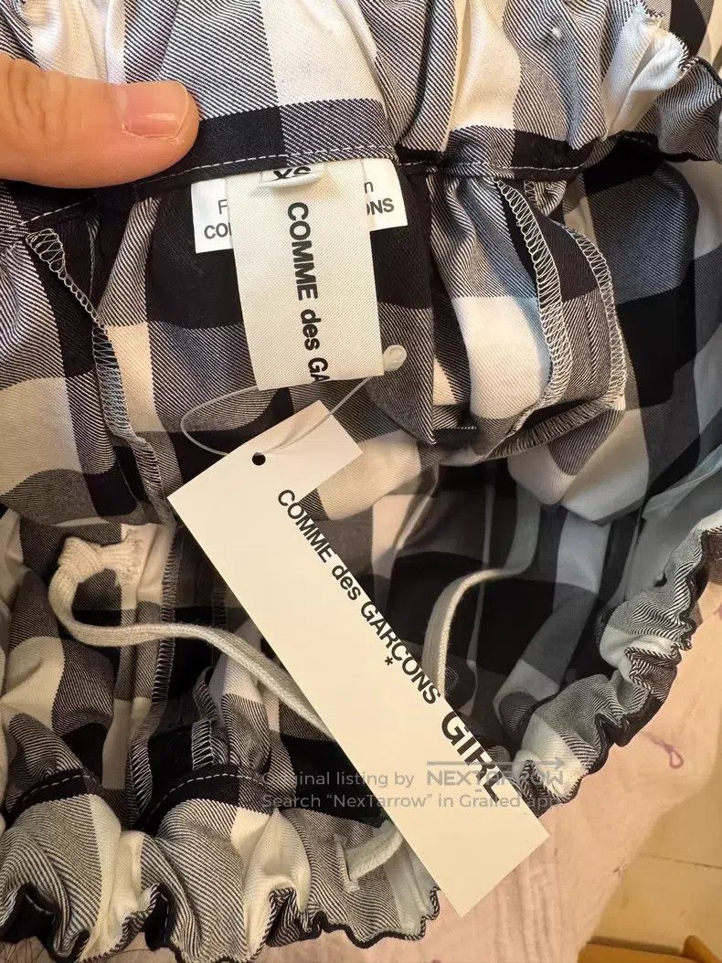 Comme des Garcons Comme des Garcons size XS Bow tie plaid half skirt Size 23" - 2 Thumbnail