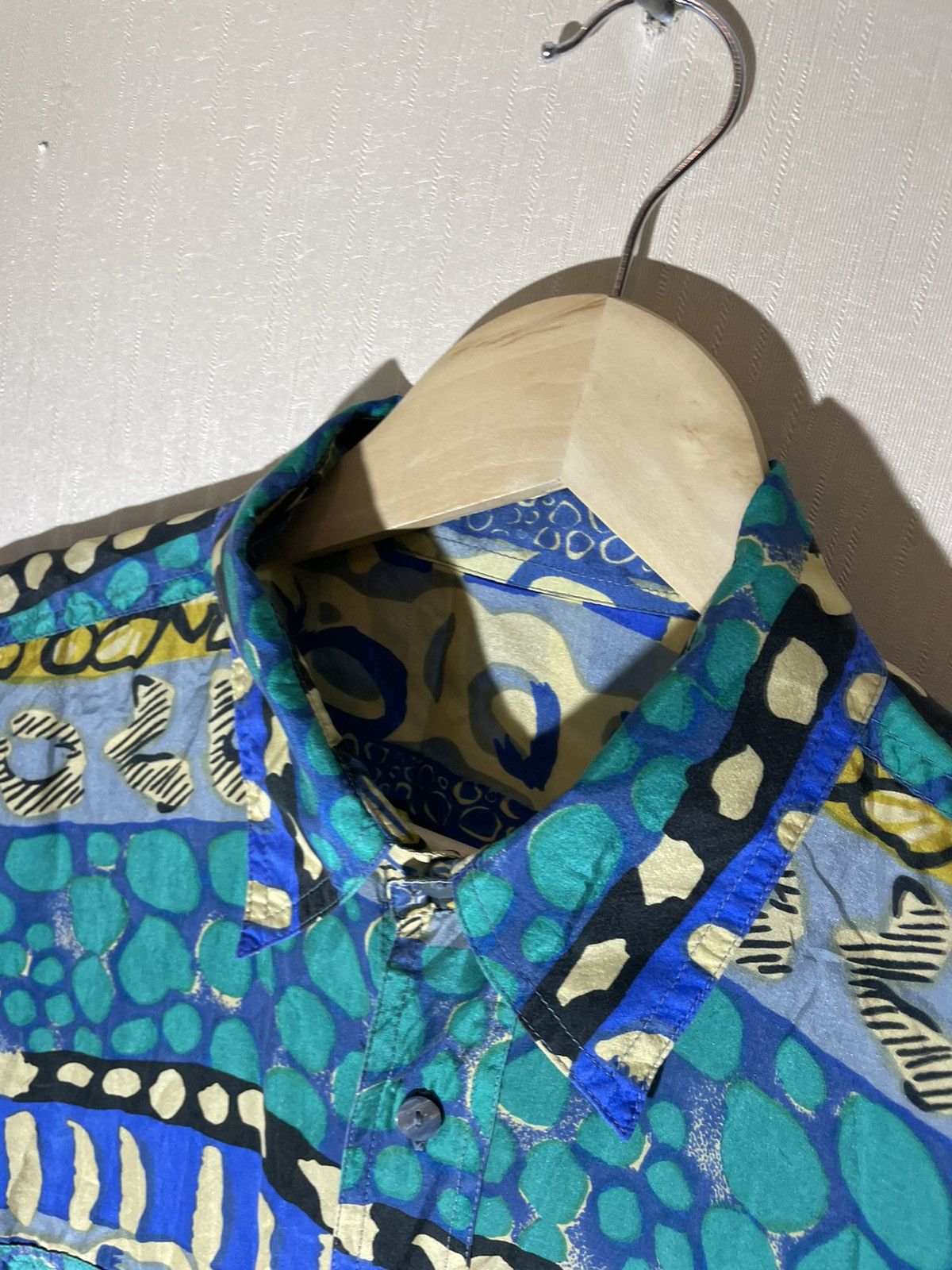 Vintage Hawaiian silk shirt vintage 90s Size US XL / EU 56 / 4 - 7 Thumbnail