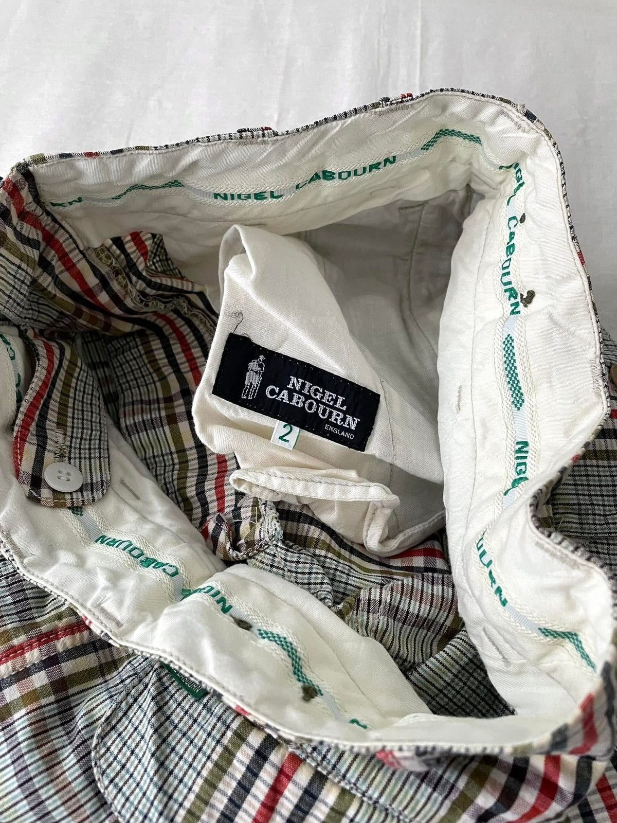 Nigel Cabourn Nigel Cabourn Wide Hi Waist Plaid Pants Size US 29 - 10 Thumbnail