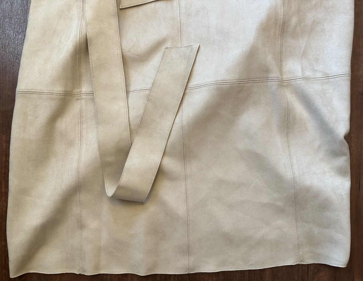 H&M H&M Women’s Faux Suede Coat Long XS Beige Size XS / US 0-2 / IT 36-38 - 7 Thumbnail