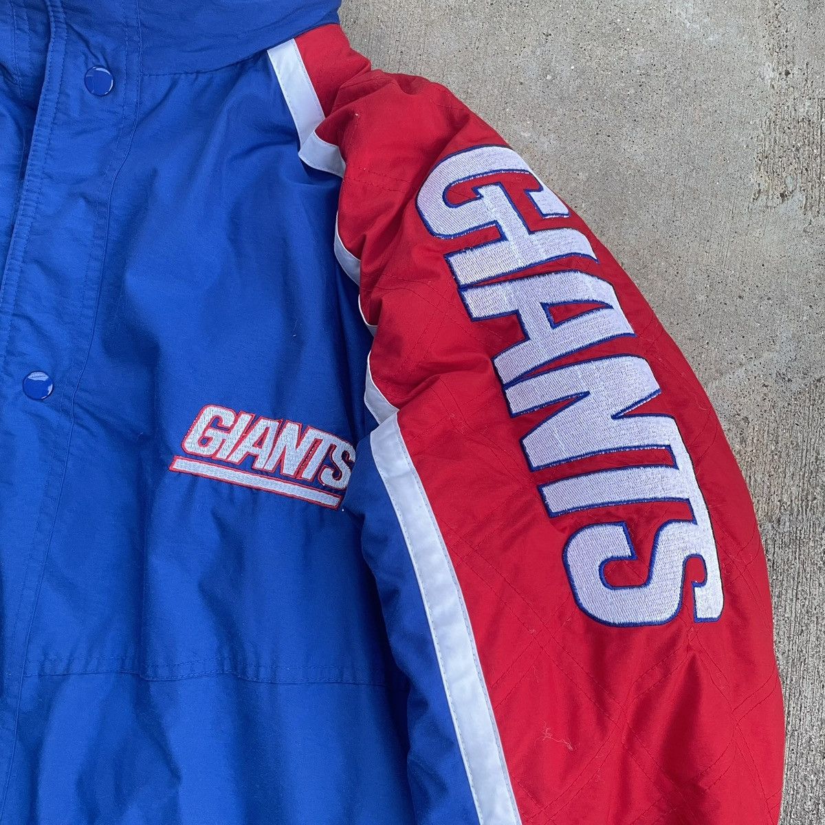 Starter Vintage New York Giants Starter Parka Stadium Jacket XL Size US XL / EU 56 / 4 - 4 Thumbnail