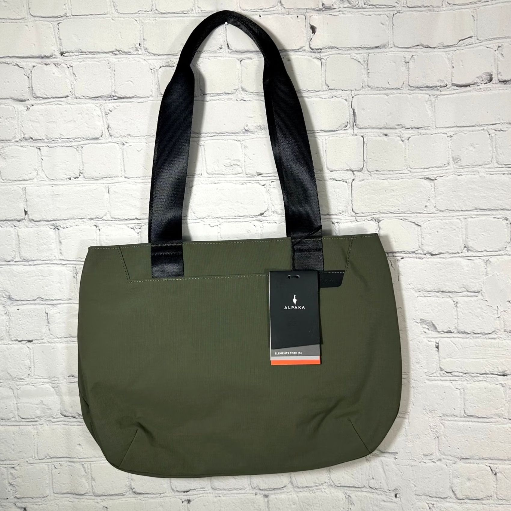 Vintage Alpaka Elements Tote S Green Axoflux 210D Recycled Fabric Bag Size ONE SIZE - 2 Thumbnail