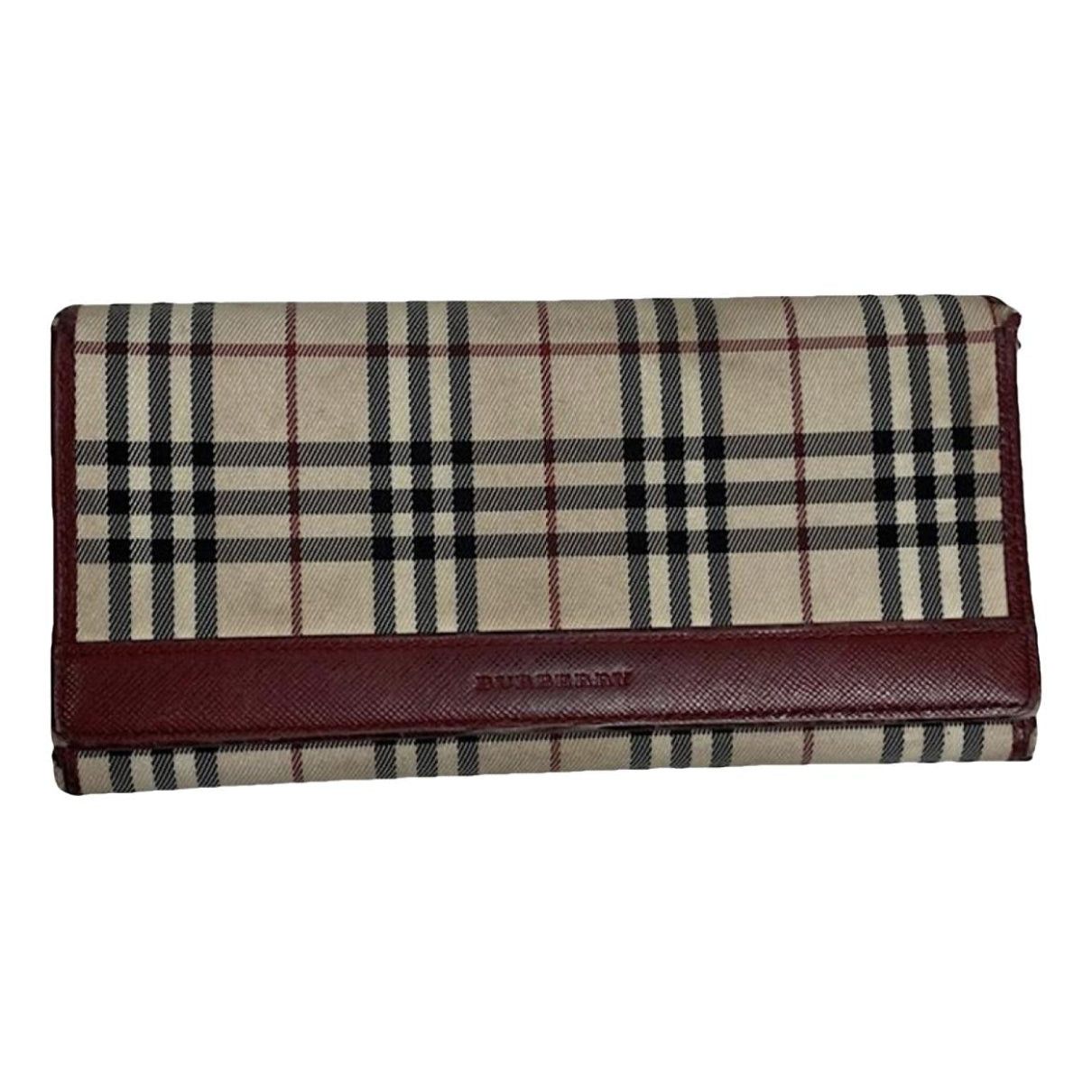 Burberry Beige Leather Wallet Size ONE SIZE - 1 Thumbnail