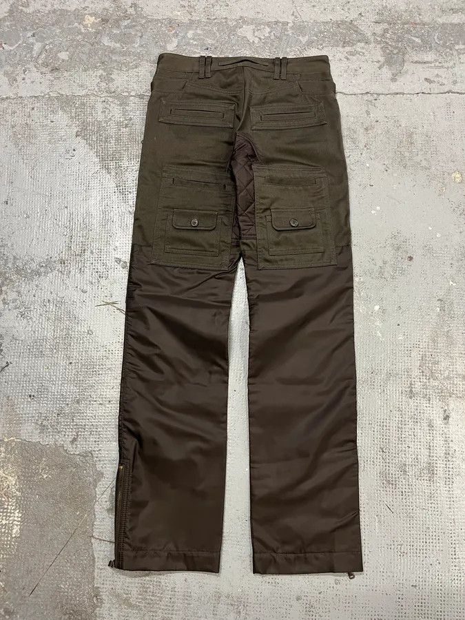 Dolce & Gabbana AW2008 Dolce & Gabbana Hybrid Khaki Nylon Cargo Pants Size US 32 / EU 48 - 3 Thumbnail