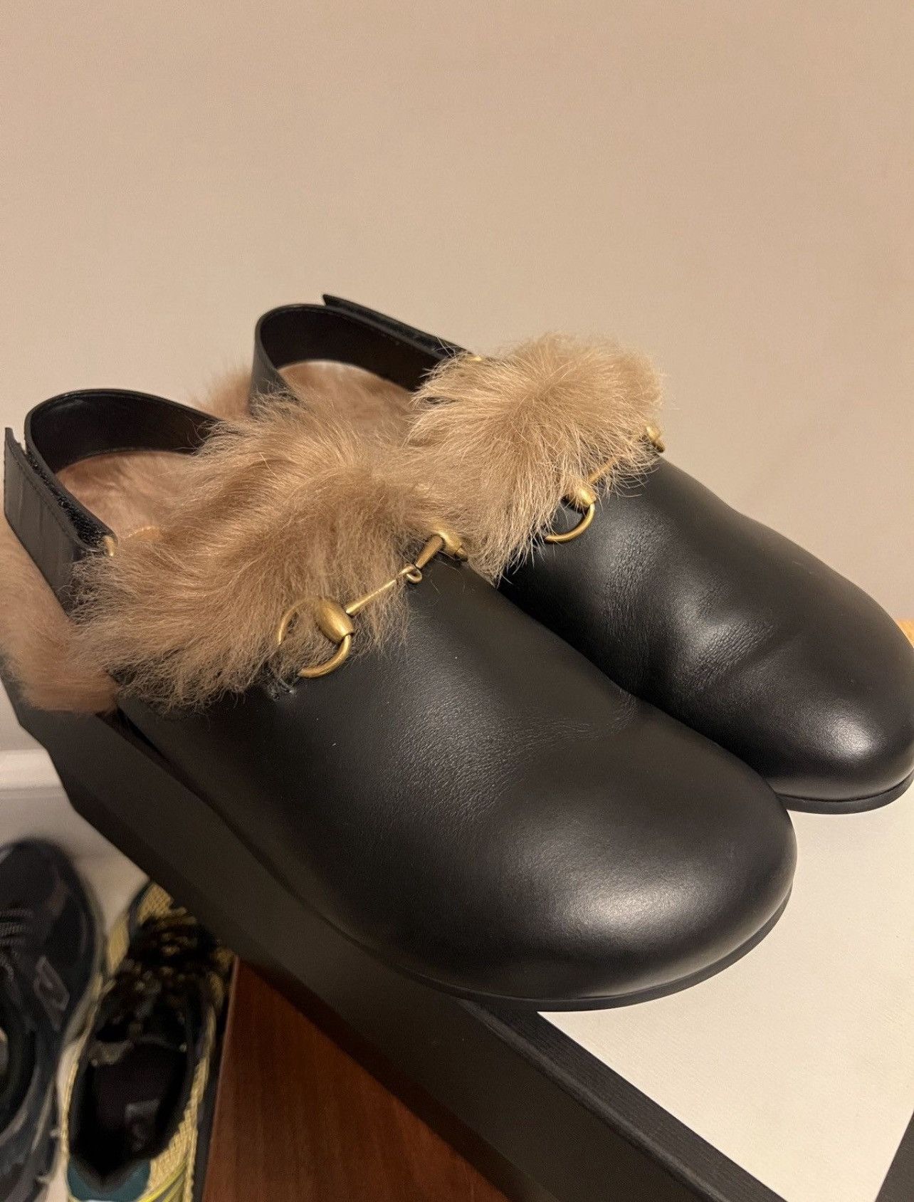 Gucci Gucci Fur Loafers Size US 12 / EU 45 - 1 Thumbnail