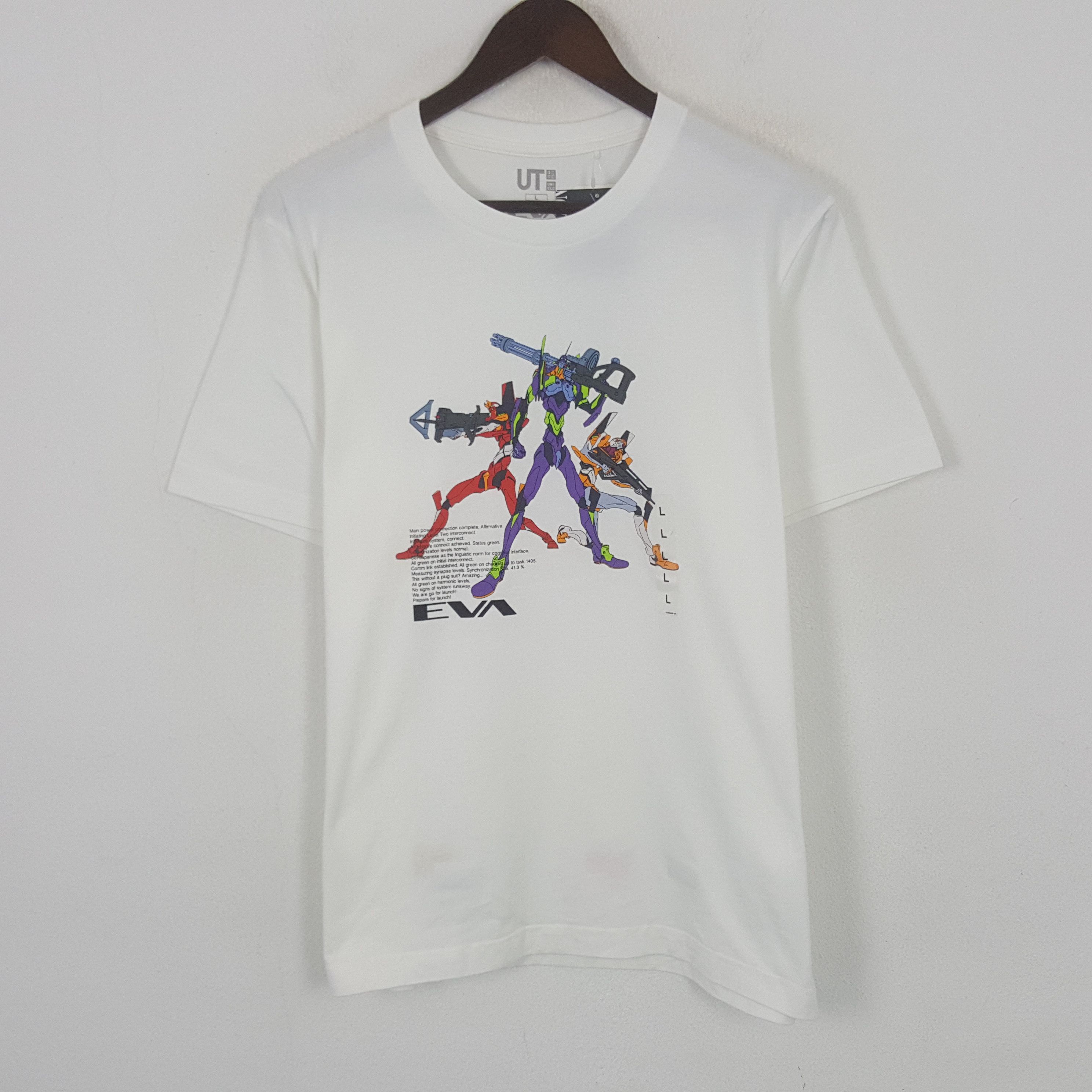 Japanese Brand Vintage UT EVA Evangelion Japanese Cartoon Tshirt Size US L / EU 52-54 / 3 - 1 Thumbnail