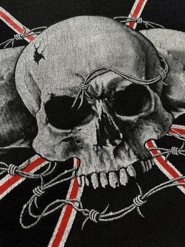 Fruit Of The Loom West Coast Choppers x Fruit of the Loom Skulls Zip Hoodie Size US XXL / EU 58 / 5 - 3 Thumbnail