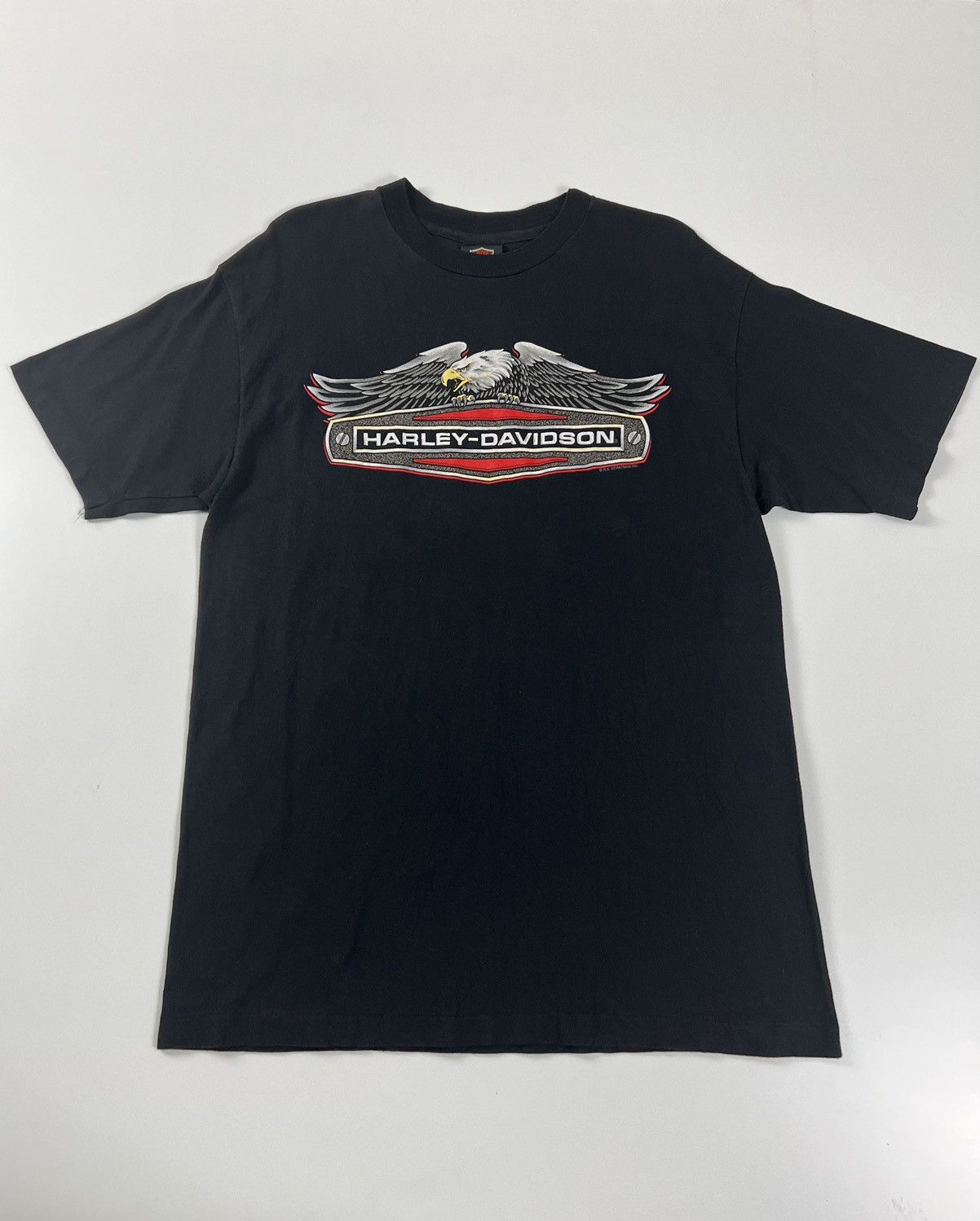 Harley Davidson × Vintage Vintage Harley Davidson Pacific Honolulu Hawai Tee Size US L / EU 52-54 / 3 - 1 Thumbnail