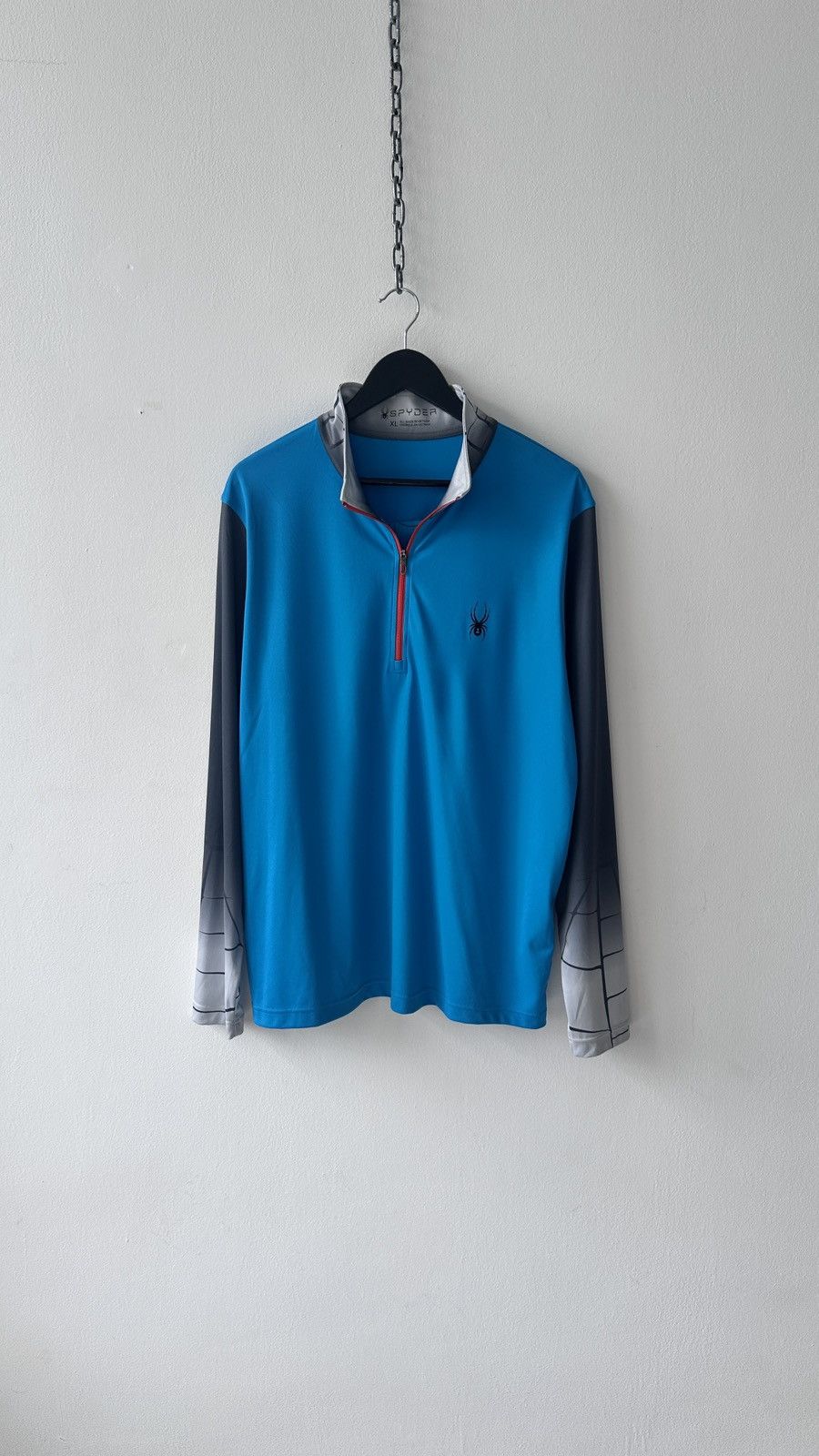 Spyder Spyder 1/3 Zip Pullover Spider Web Print Long Sleeve Size XL Size US XL / EU 56 / 4 - 2 Thumbnail