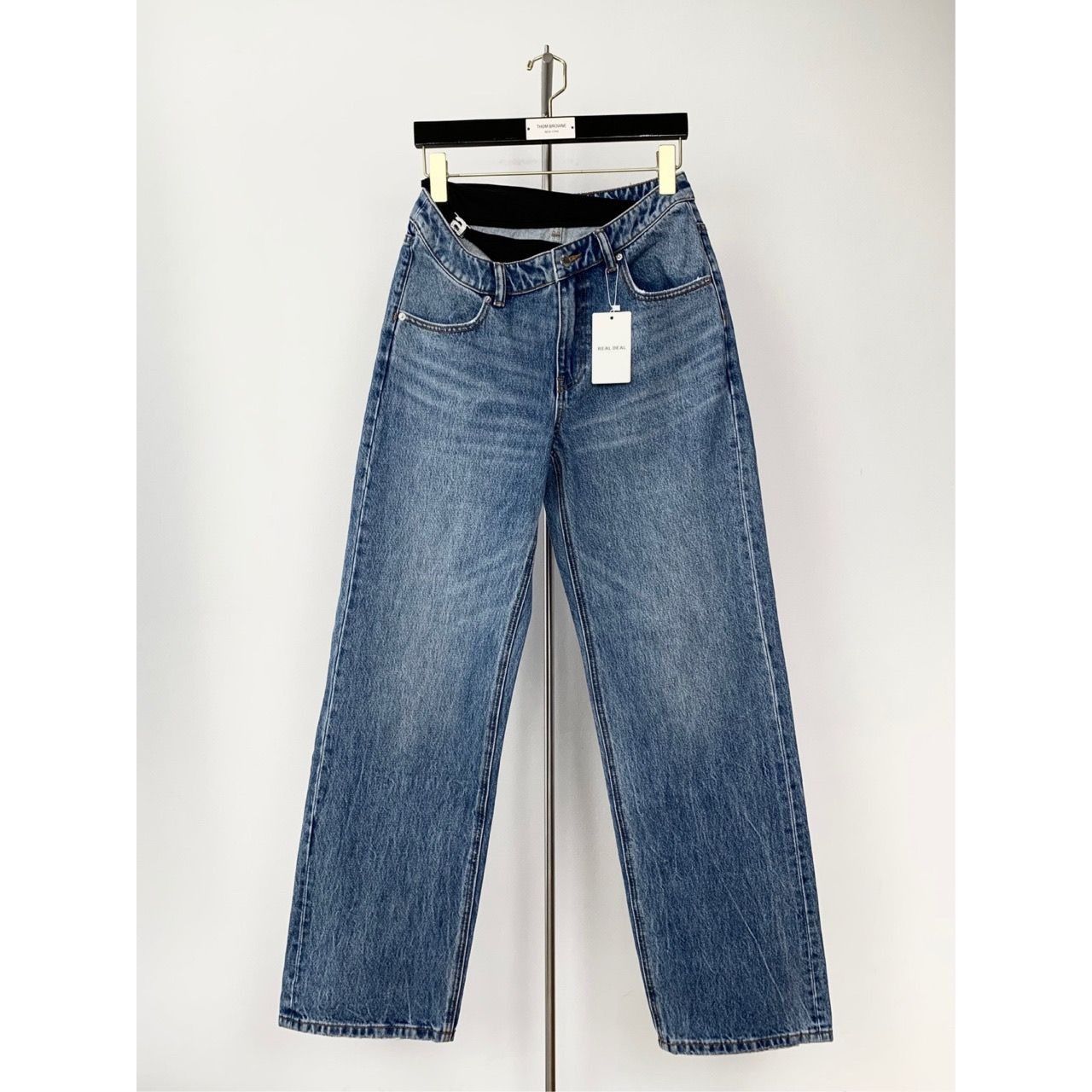 Alexander Wang Alexander Wang Unilateral Bikini Straight Leg Jeans Size 30 Size 30" / US 8 / IT 44 - 1 Thumbnail