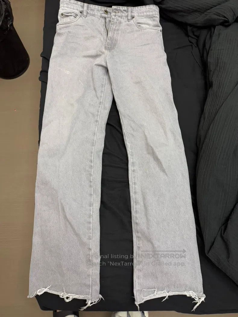 Miu Miu Miu Miu 25 Damage effect of washed jeans trouser legs Size 25" / US 0 / IT 36 - 1 Thumbnail