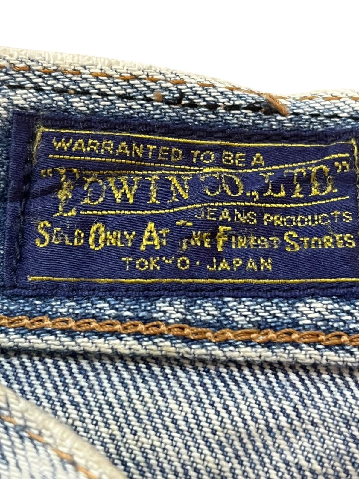 Edwin Vintage Edwin Ripped Distressed Denim Size US 27 - 5 Thumbnail