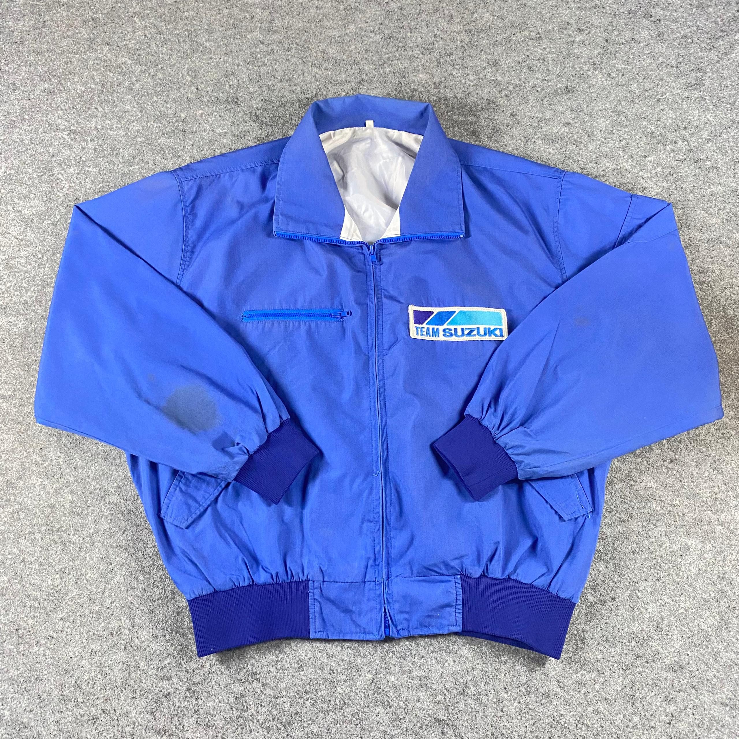 Japanese Brand Vintage 90s Suzuki Team Motorcycles Racing Jacket Size US L / EU 52-54 / 3 - 3 Thumbnail