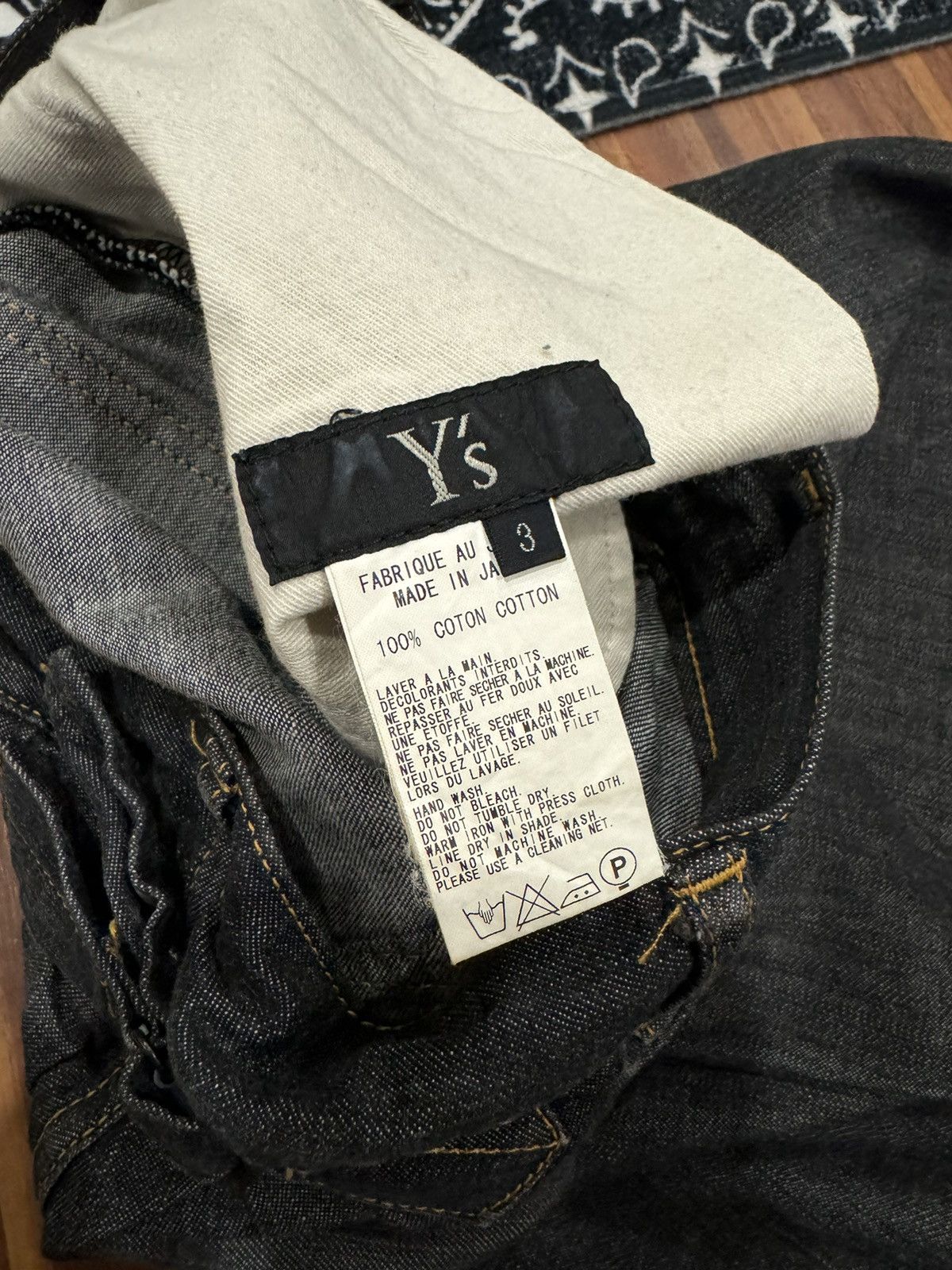 Y's × Y's for Men × Yohji Yamamoto Yohji Yamamoto Y’s Military Pocket Denim Jeans Size US 34 / EU 50 - 6 Thumbnail