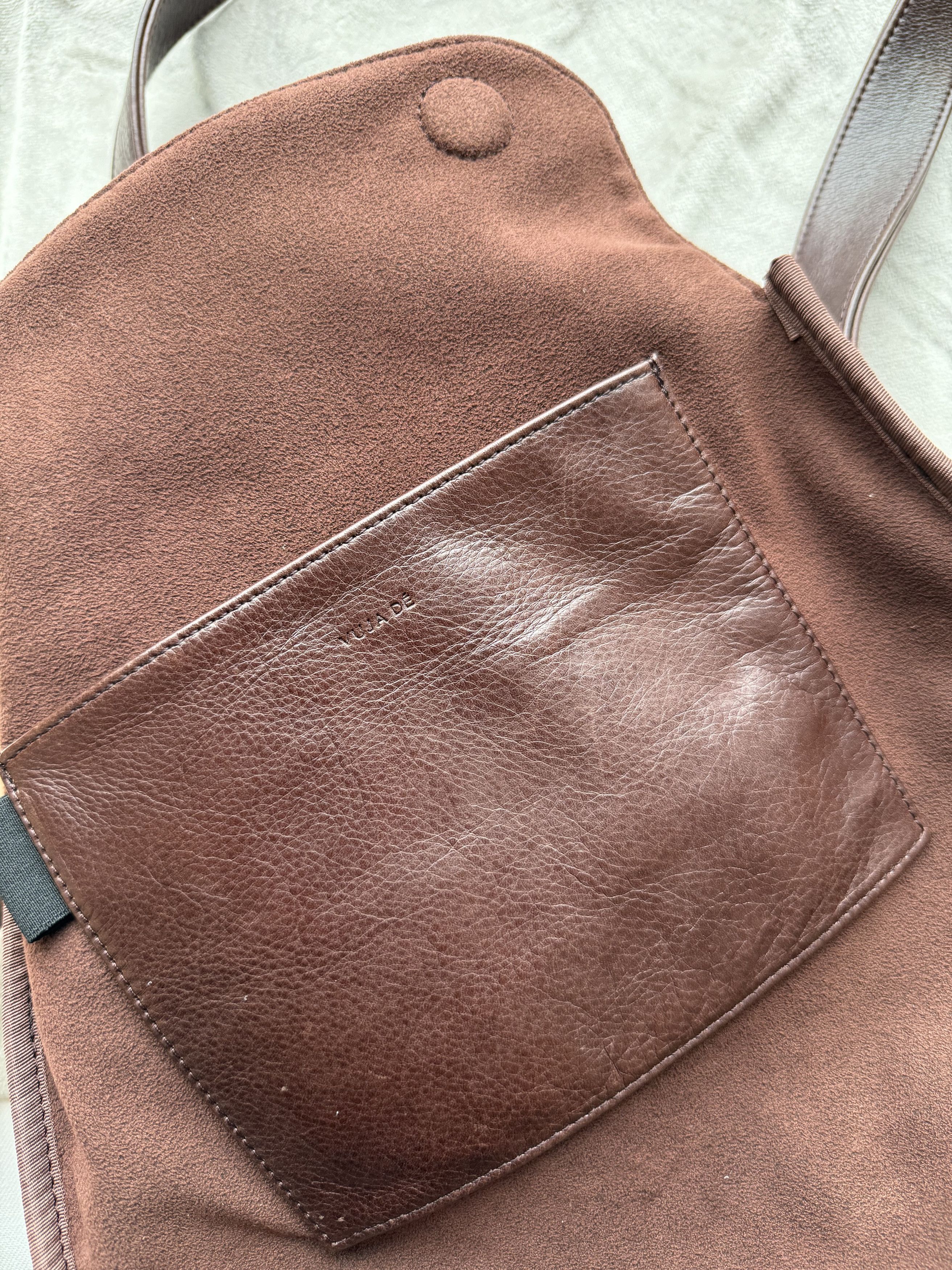 Vuja De Vujade011 Passenger Leather Bag in Full Grain Leather
