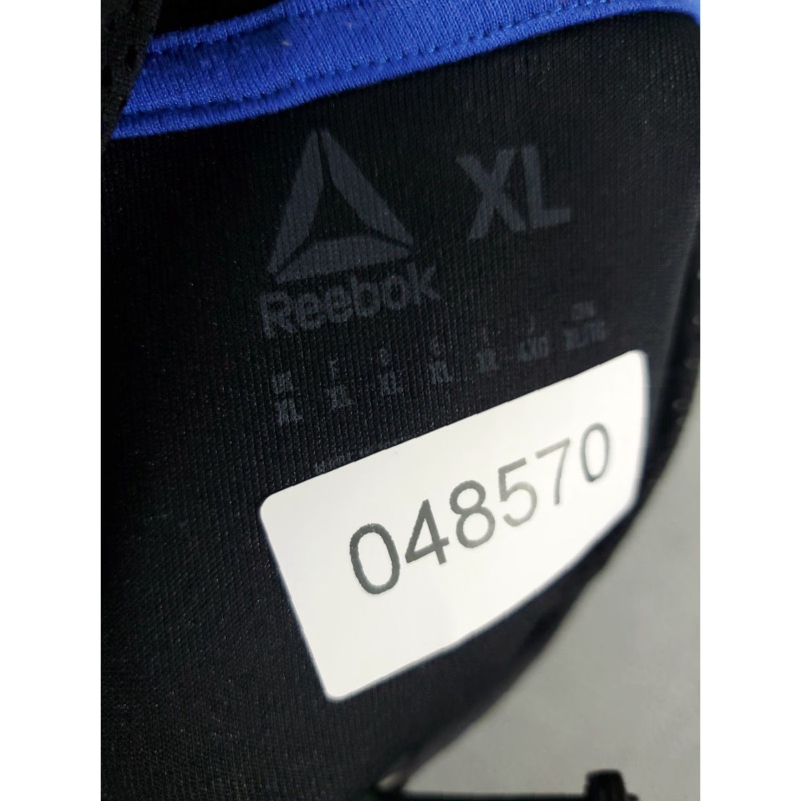 Reebok Reebok Men's XL Hoodie Pullover Sweater Black Blue Casual Sports Logo All Seasons Size US XL / EU 56 / 4 - 8 Thumbnail
