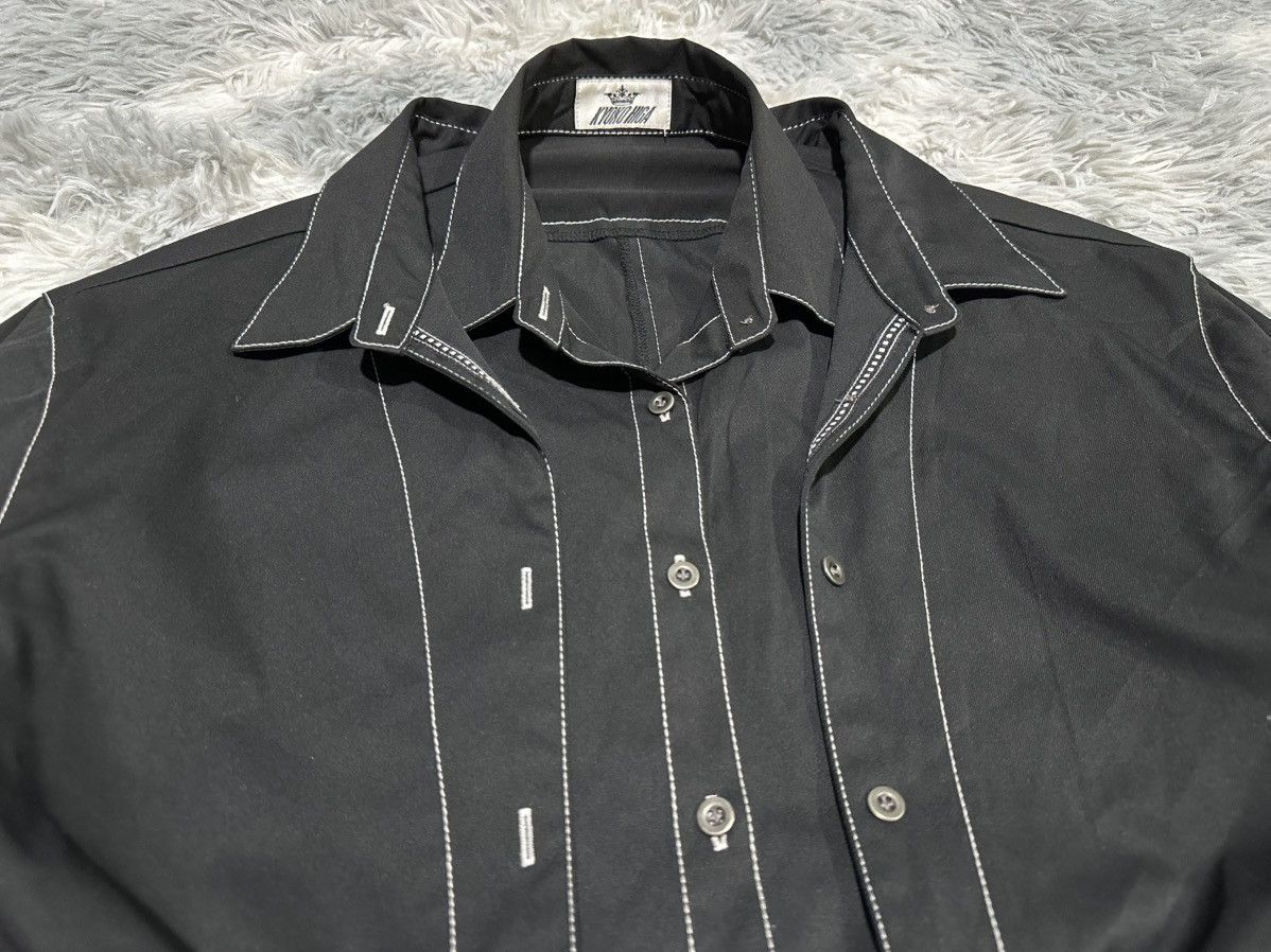 Japanese Brand 🔥Japanese Designer Kyoko Higa Double Layer Over Shirt Jacket Size US L / EU 52-54 / 3 - 11 Thumbnail