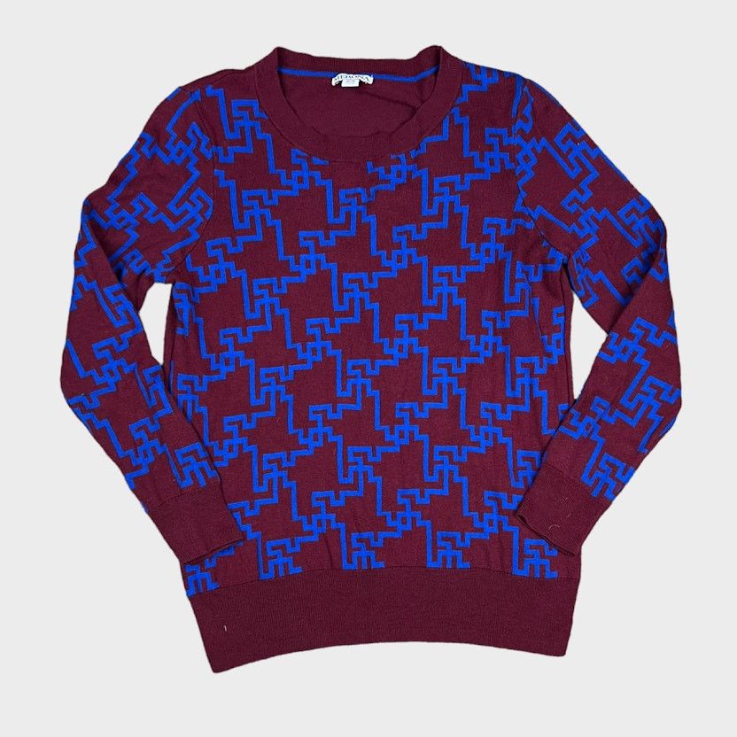 Merona Merona | Women's Geometric Pattern Sweater | Medium Size M / US 6-8 / IT 42-44 - 5 Thumbnail