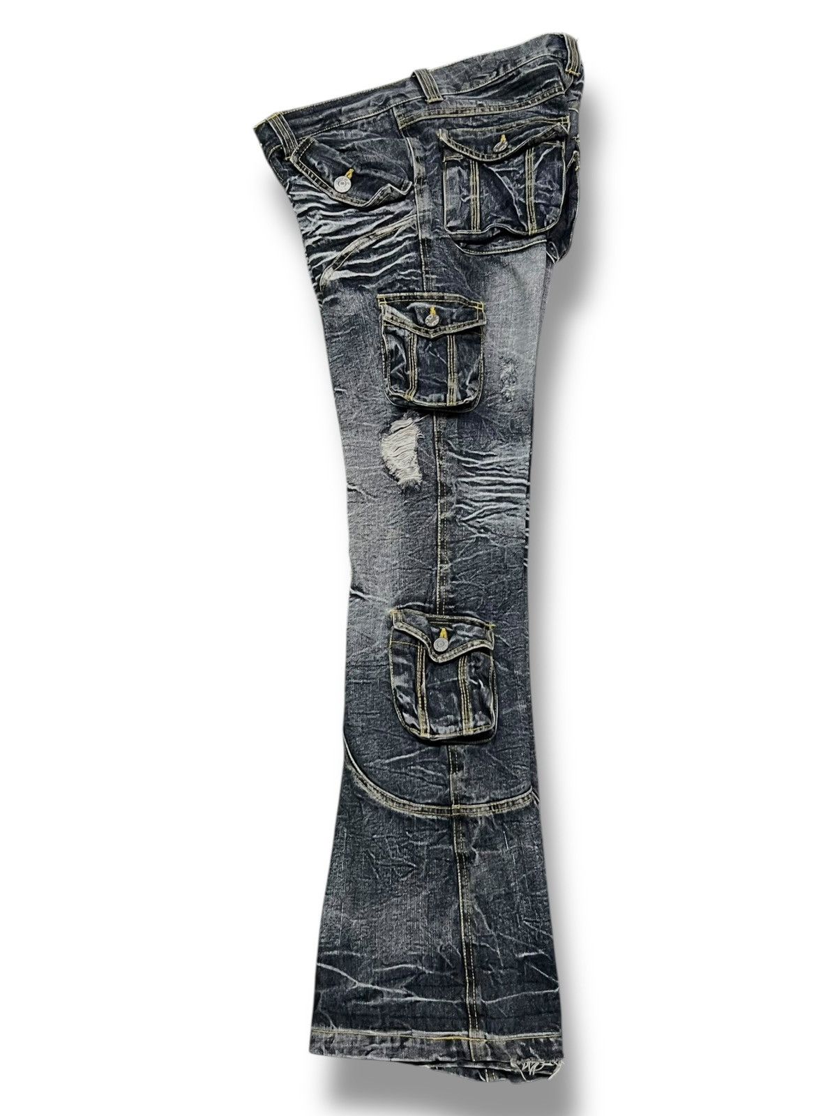 If Six Was Nine Flared Vintage Japanese Denim Zerosail Multi cargo pockets Size US 32 / EU 48 - 8 Thumbnail