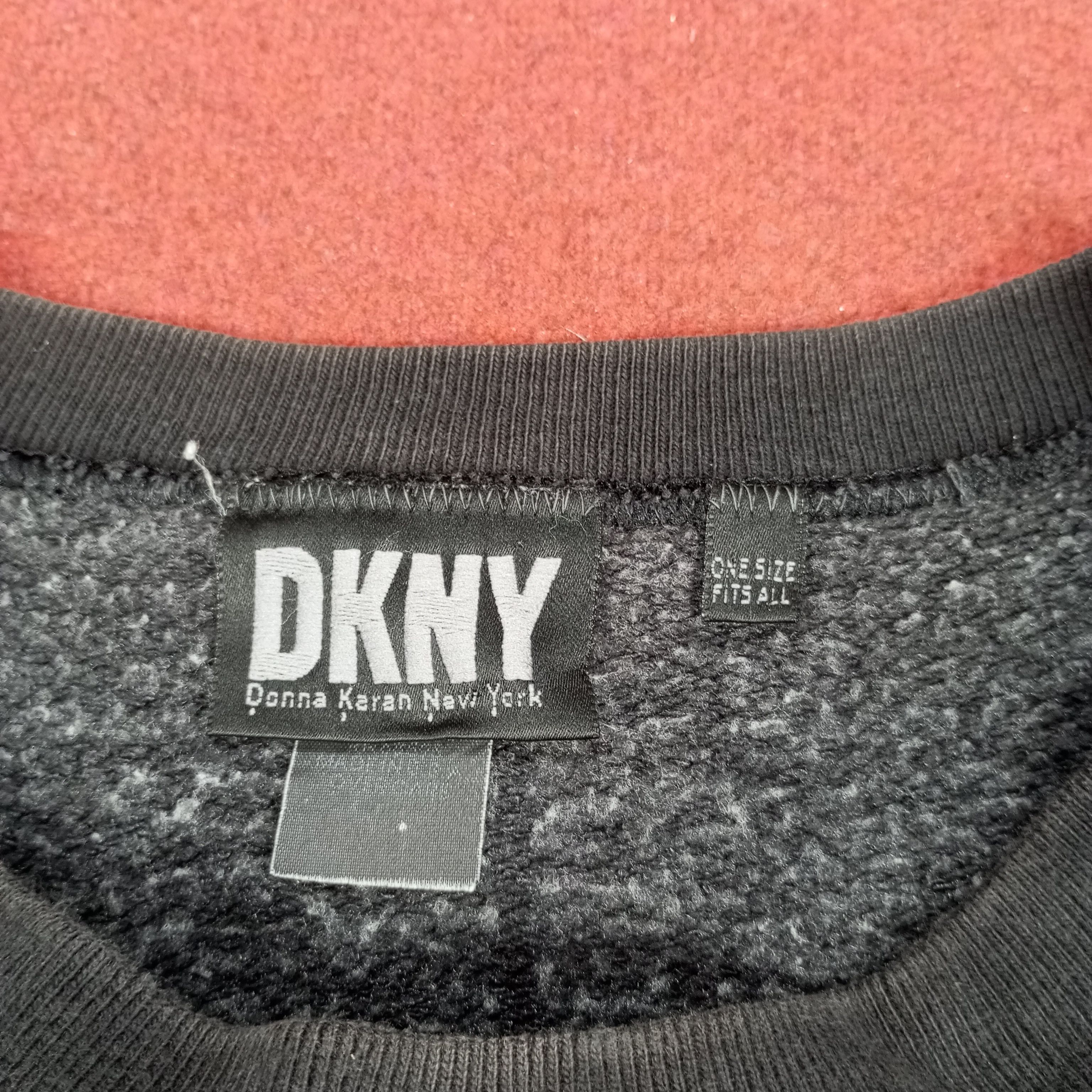 DKNY × Vintage DKNY Center Design Streetwear Style Vintage Sweatshirt Size US XXL / EU 58 / 5 - 5 Thumbnail