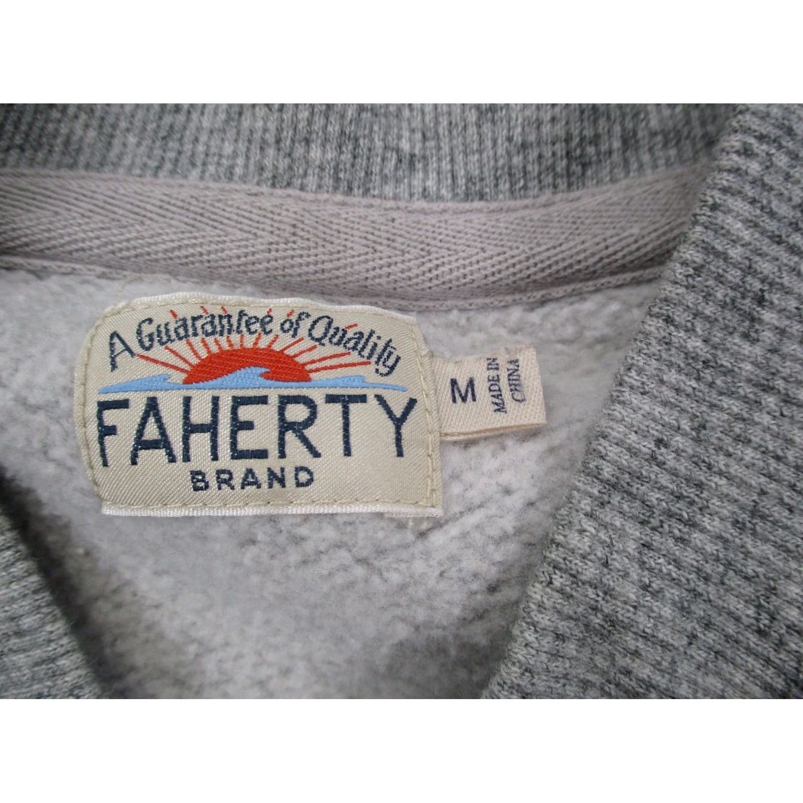 Faherty Faherty Jacket Mens M Gray Zip Solid Knit Windbreaker Outdoor Everyday Clothing? Size US M / EU 48-50 / 2 - 7 Thumbnail