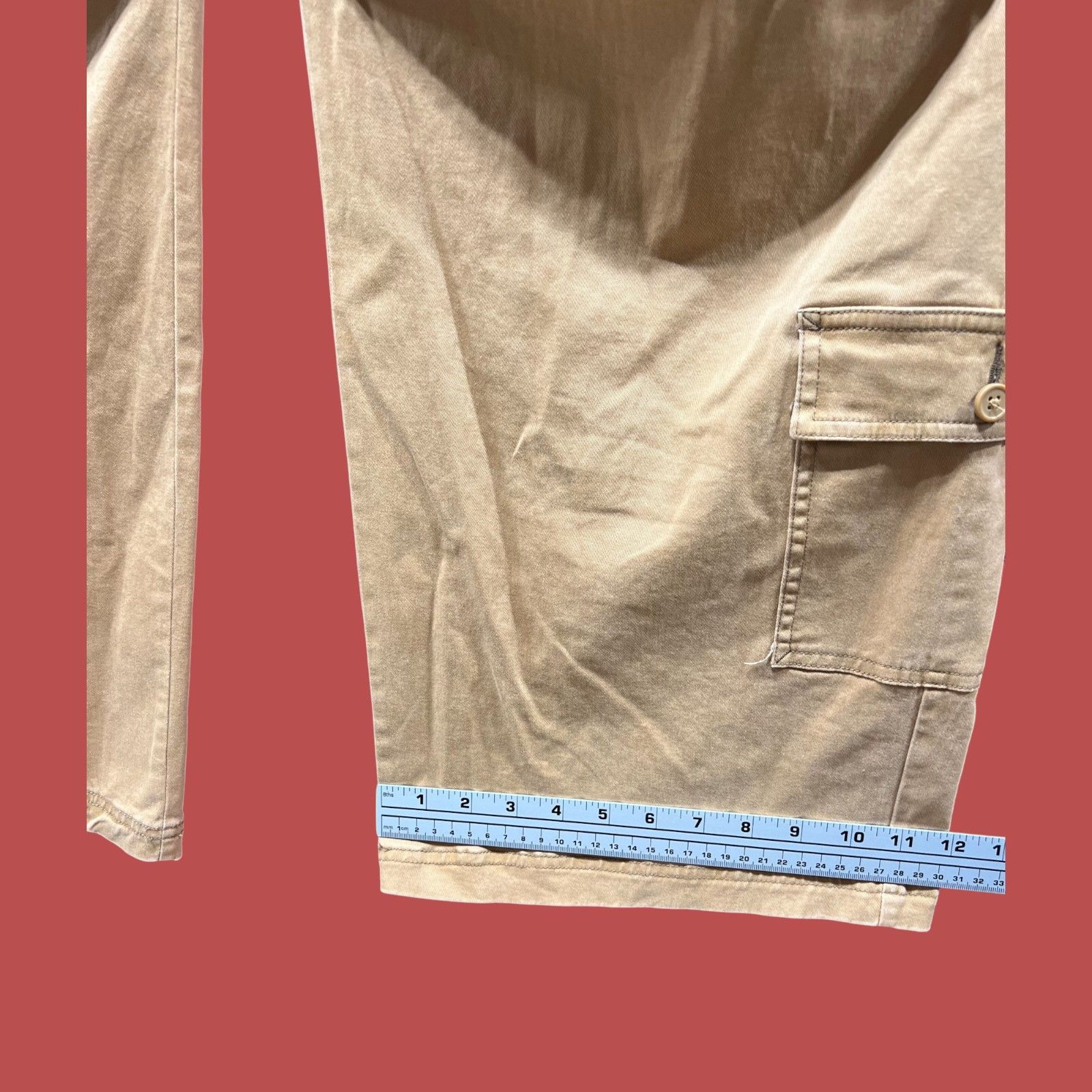 Other Wild Fable - Women's High-Rise Cargo Pants - Light Brown - 1 Size 40" / US 18 - 7 Thumbnail