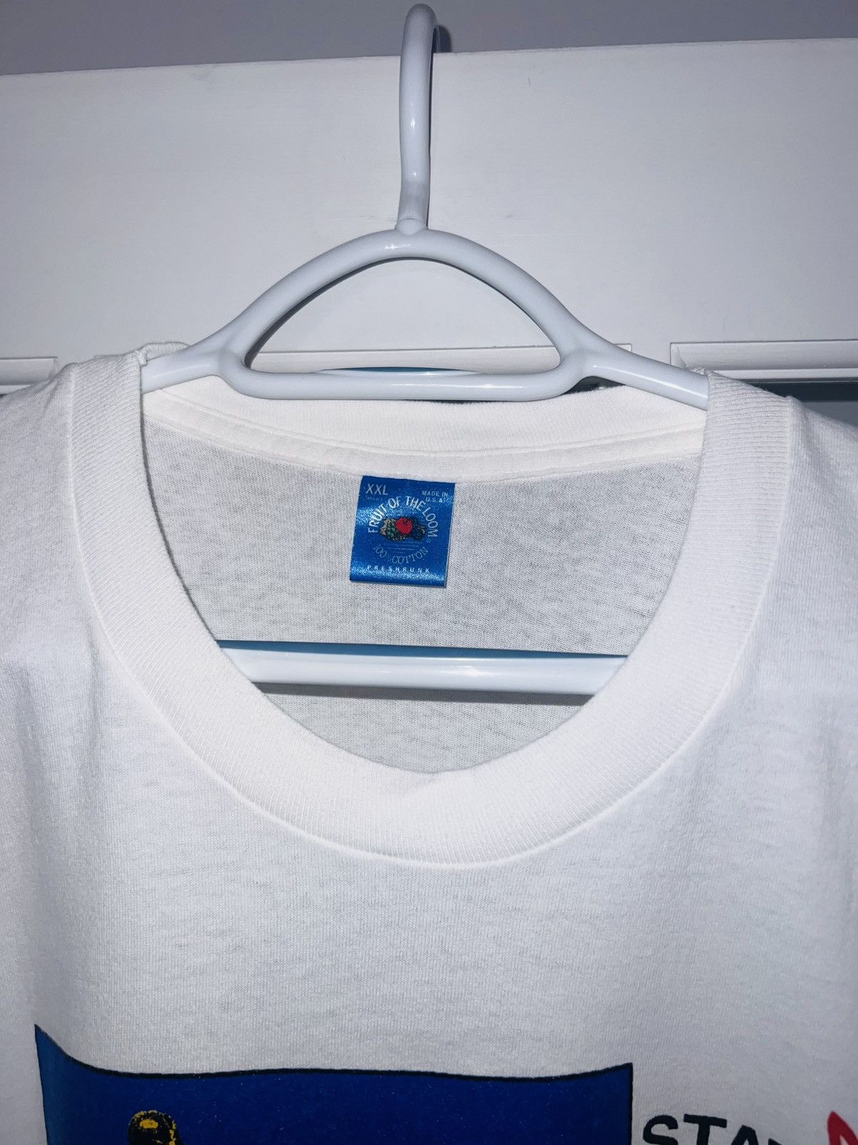 Fruit Of The Loom VTG Air Jordan 90s AOP ‘Statue vs Statue’ Single Stitch Size US XXL / EU 58 / 5 - 15 Thumbnail