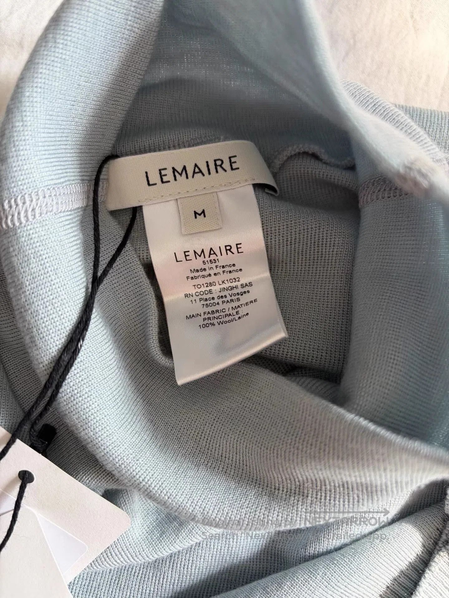 Lemaire Blue Turtleneck Sweater - Size M. Size US M / EU 48-50 / 2 - 6 Thumbnail