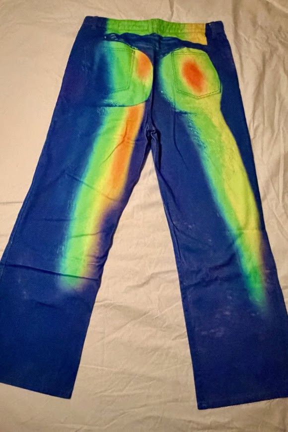 Jaded London Jaded London Thermal Heat Map Jeans - Size [Size] Size 34" / US 12 / IT 48 - 3 Thumbnail