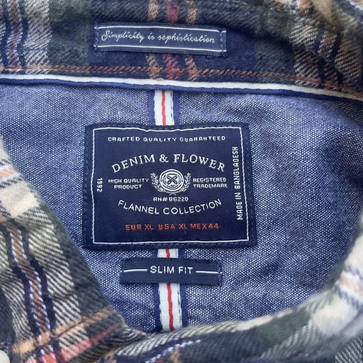 Japanese Brand × Vintage Vintage Plaid Flannel Shirt Size US M / EU 48-50 / 2 - 3 Thumbnail