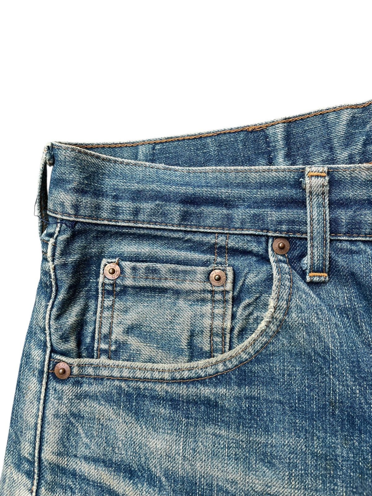 Levi's Vintage 1991 Levis 502XX E Selvedge Denim Size US 32 / EU 48 - 8 Thumbnail