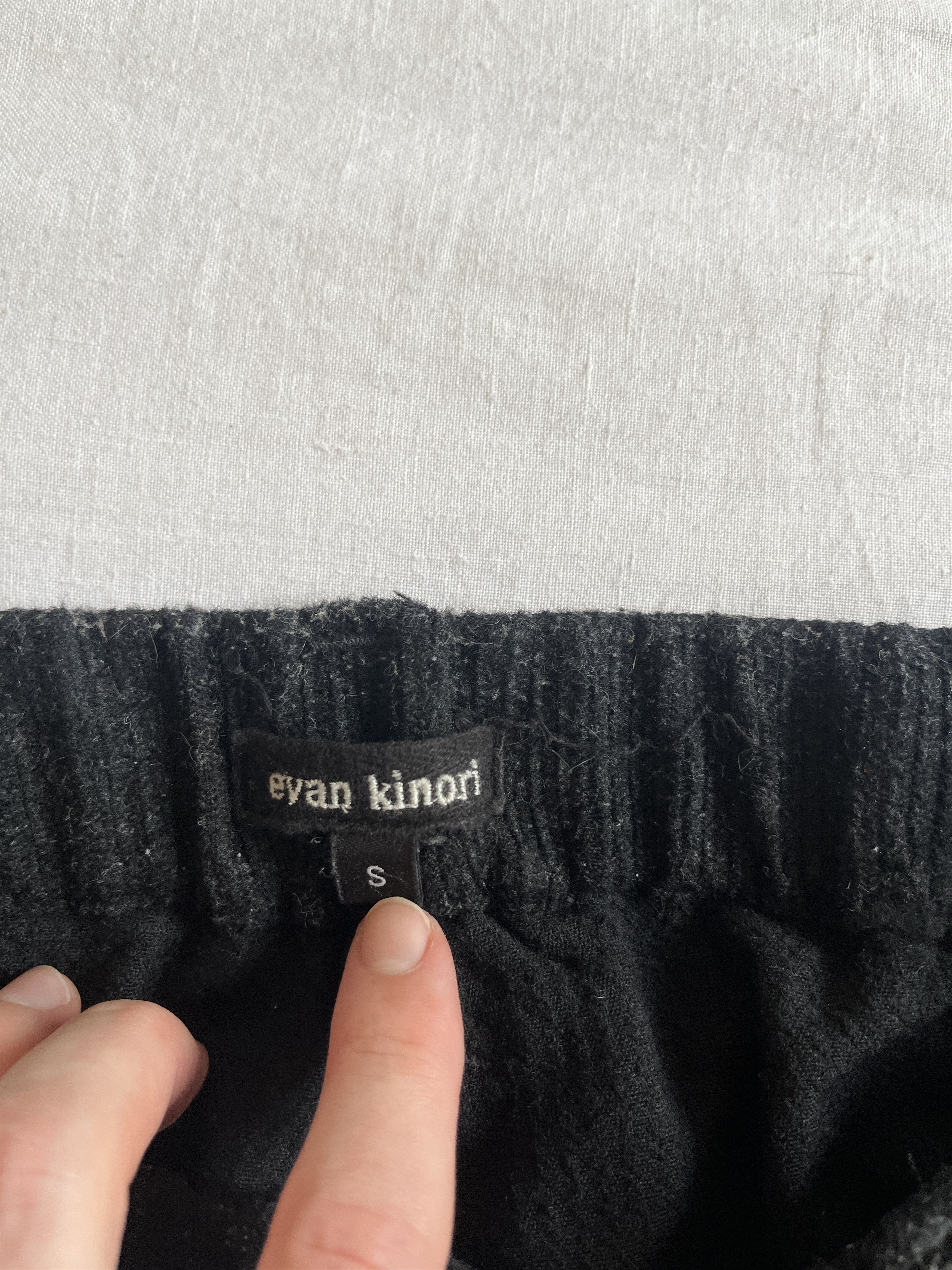 Evan Kinori Wool Corduroy Elastic Pant Size US 30 / EU 46 - 3 Thumbnail