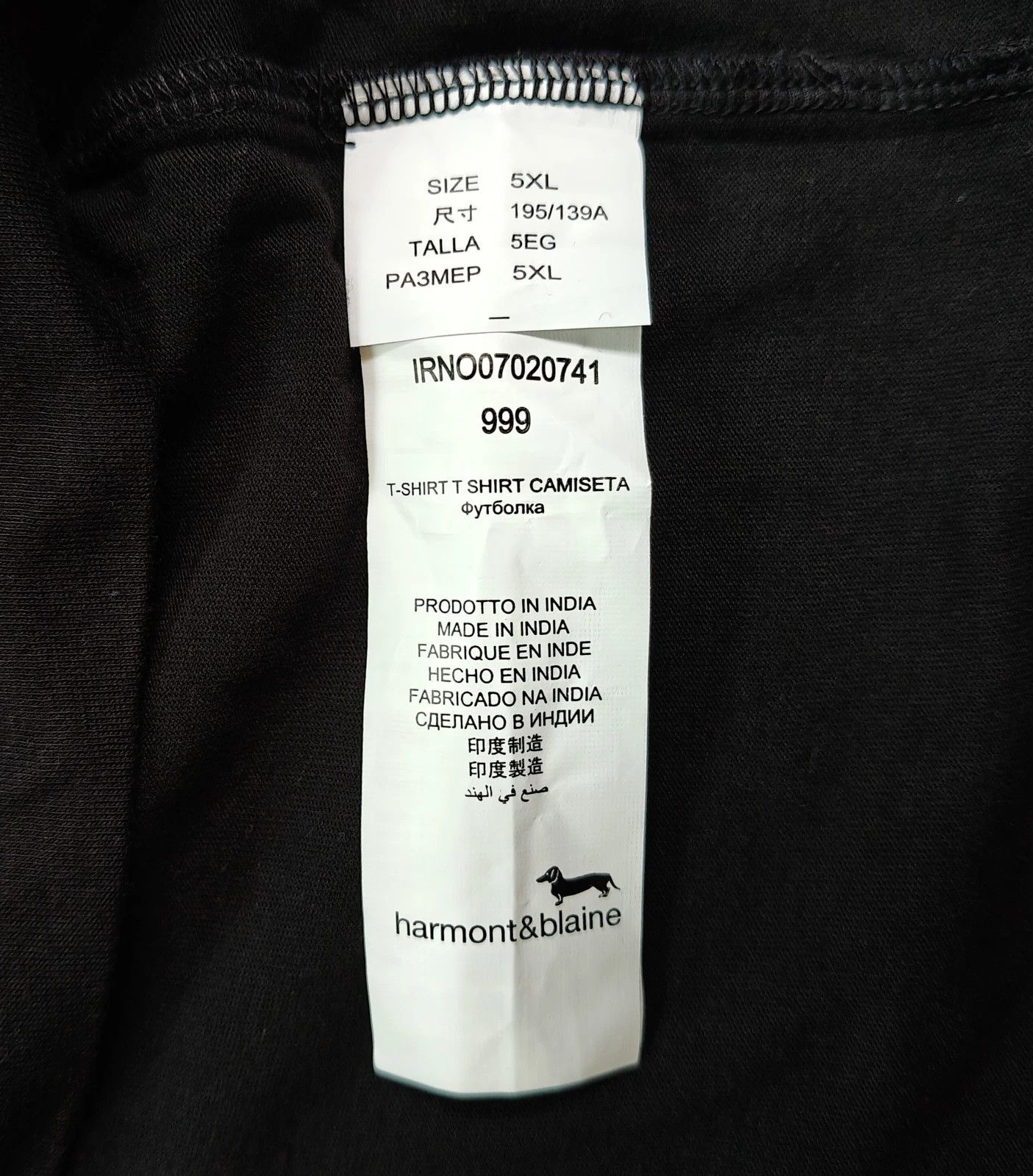 Harmont & Blaine Harmont & Blaine Shortsleeves Crew Neck ASM/2086 Size US XXL / EU 58 / 5 - 7 Thumbnail