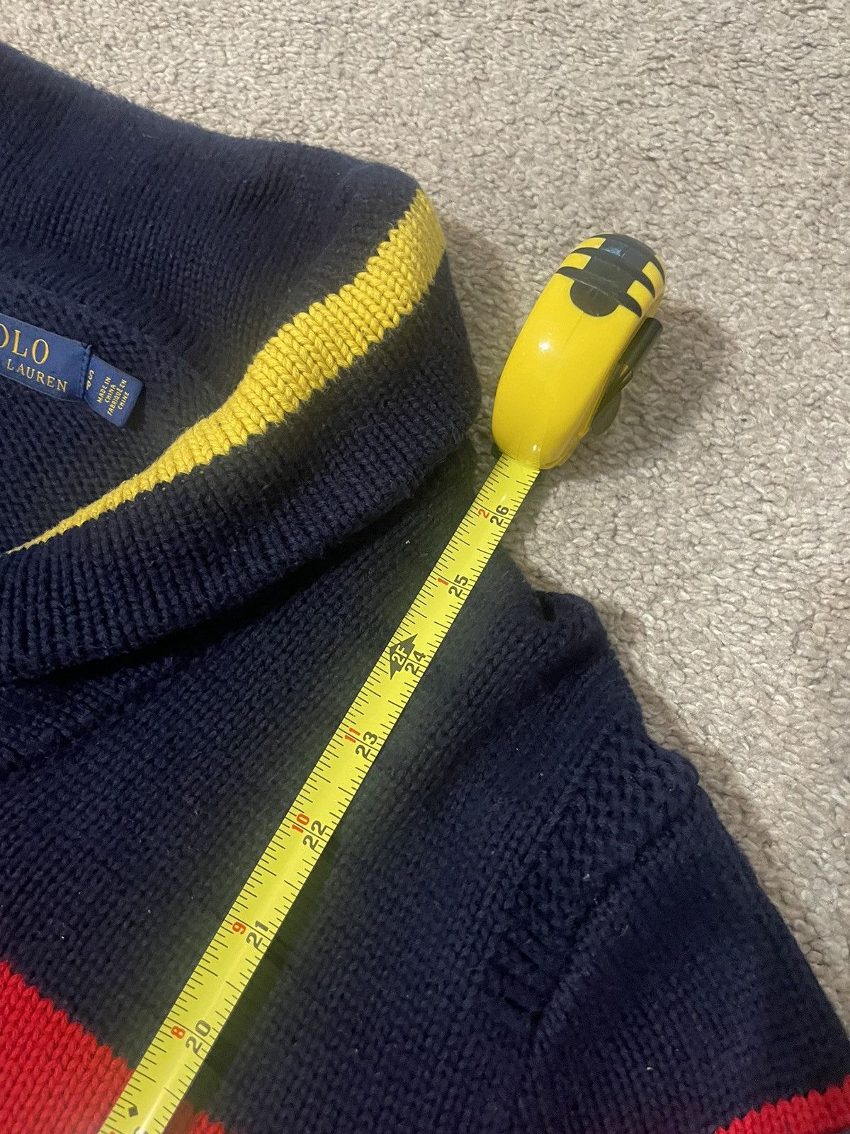 Polo Ralph Lauren × U.S. Polo Assn. Polo Ralph Lauren 12 M Yacht Sweater Multi Color Striped Size US S / EU 44-46 / 1 - 4 Thumbnail