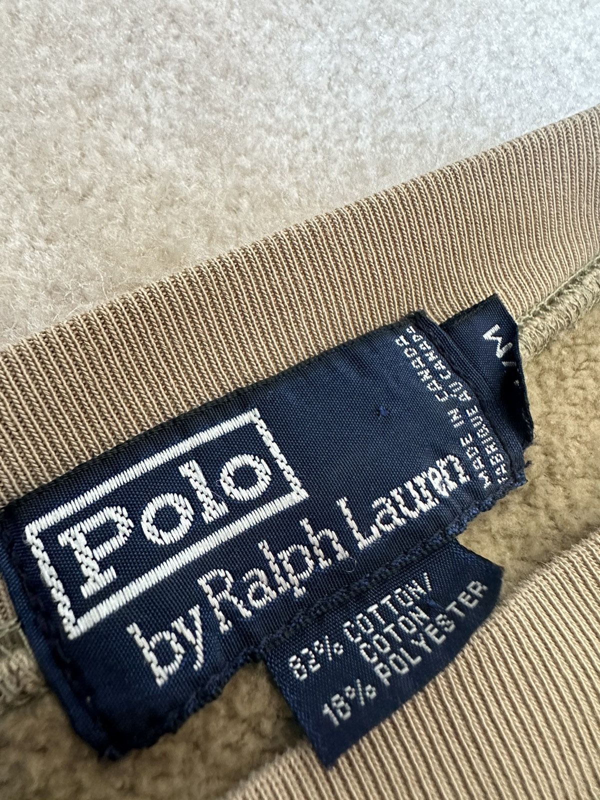 Polo Ralph Lauren × Vintage Crazy Vintage 90s Polo Ralph Lauren Crewneck Earth Tone Rare Size US M / EU 48-50 / 2 - 3 Thumbnail