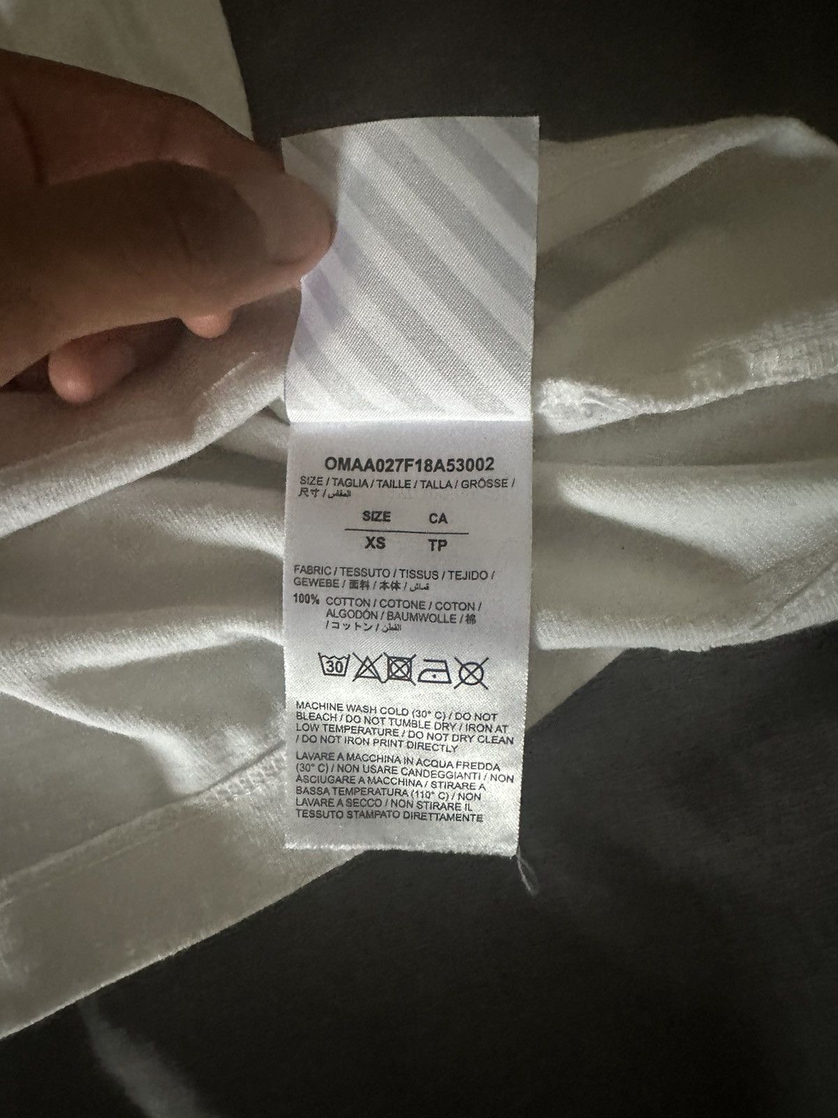 Off-White Off white “For All” tee 2017 Size US XS / EU 42 / 0 - 5 Thumbnail