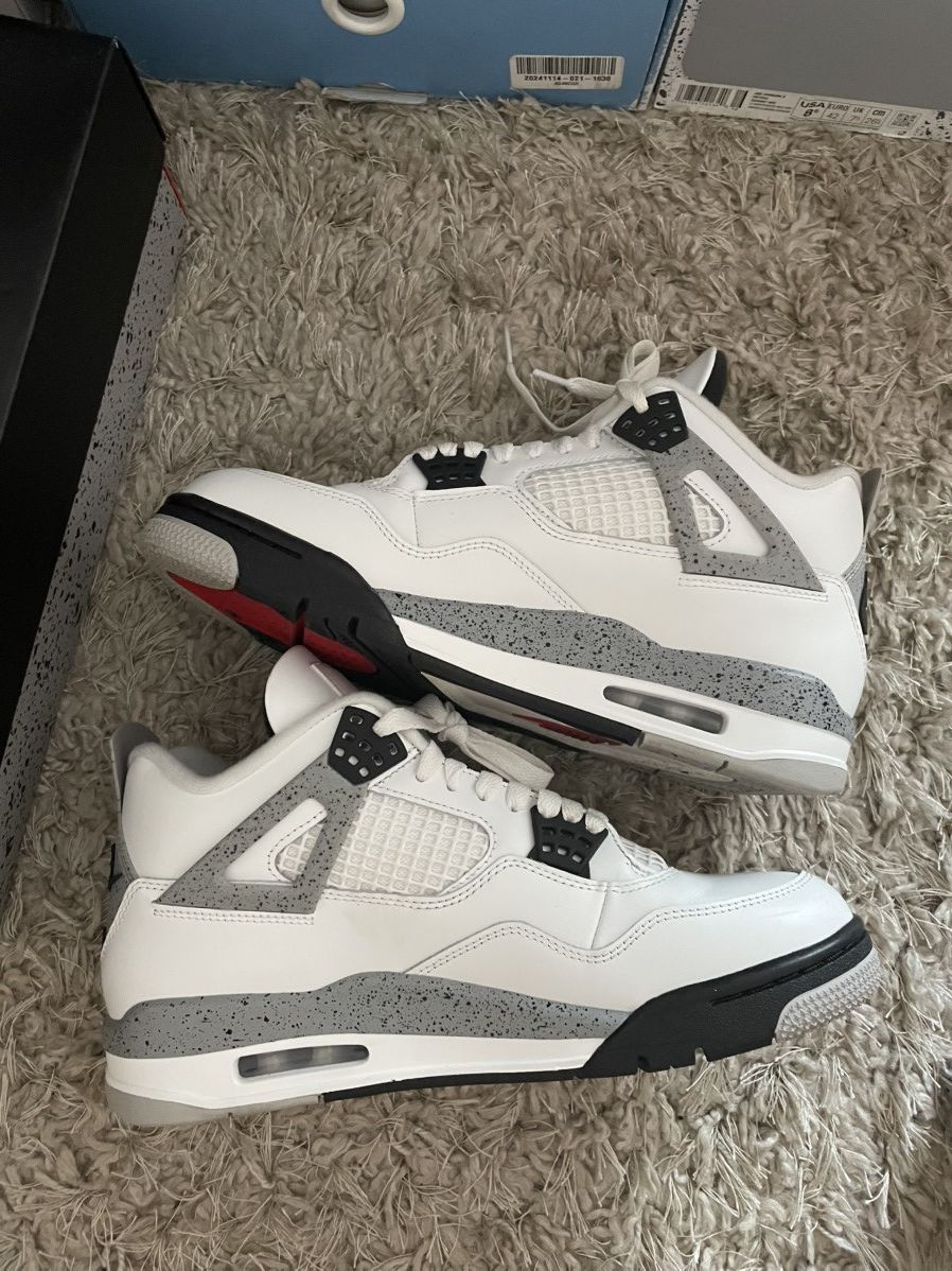 Jordan Brand Jordan 4 White Cement Size US 9 / EU 42 - 3 Thumbnail