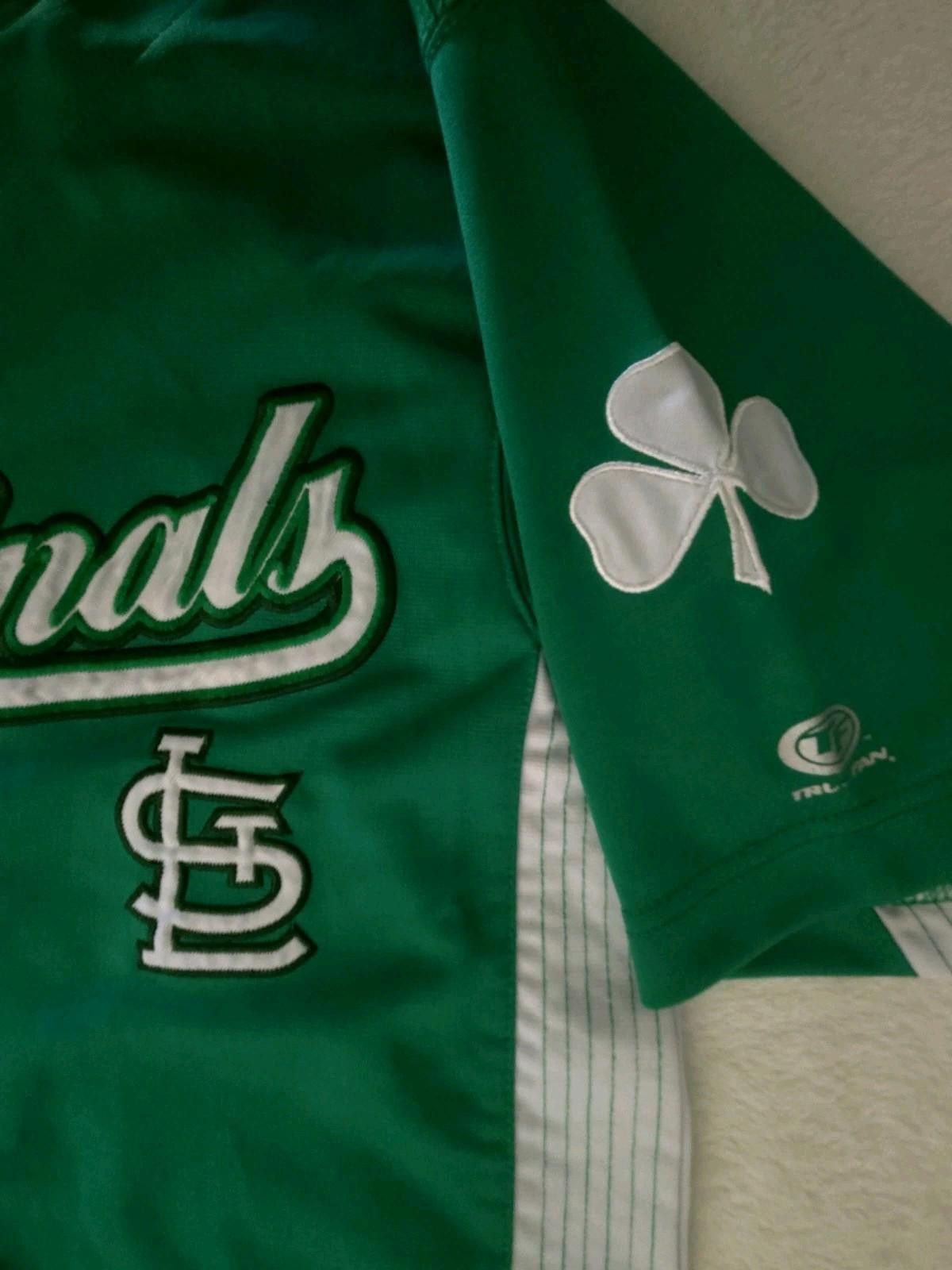 Other Vtg St. Louis Cardinals Jersey St. Patricks Baseball SEWN Size US M / EU 48-50 / 2 - 4 Thumbnail