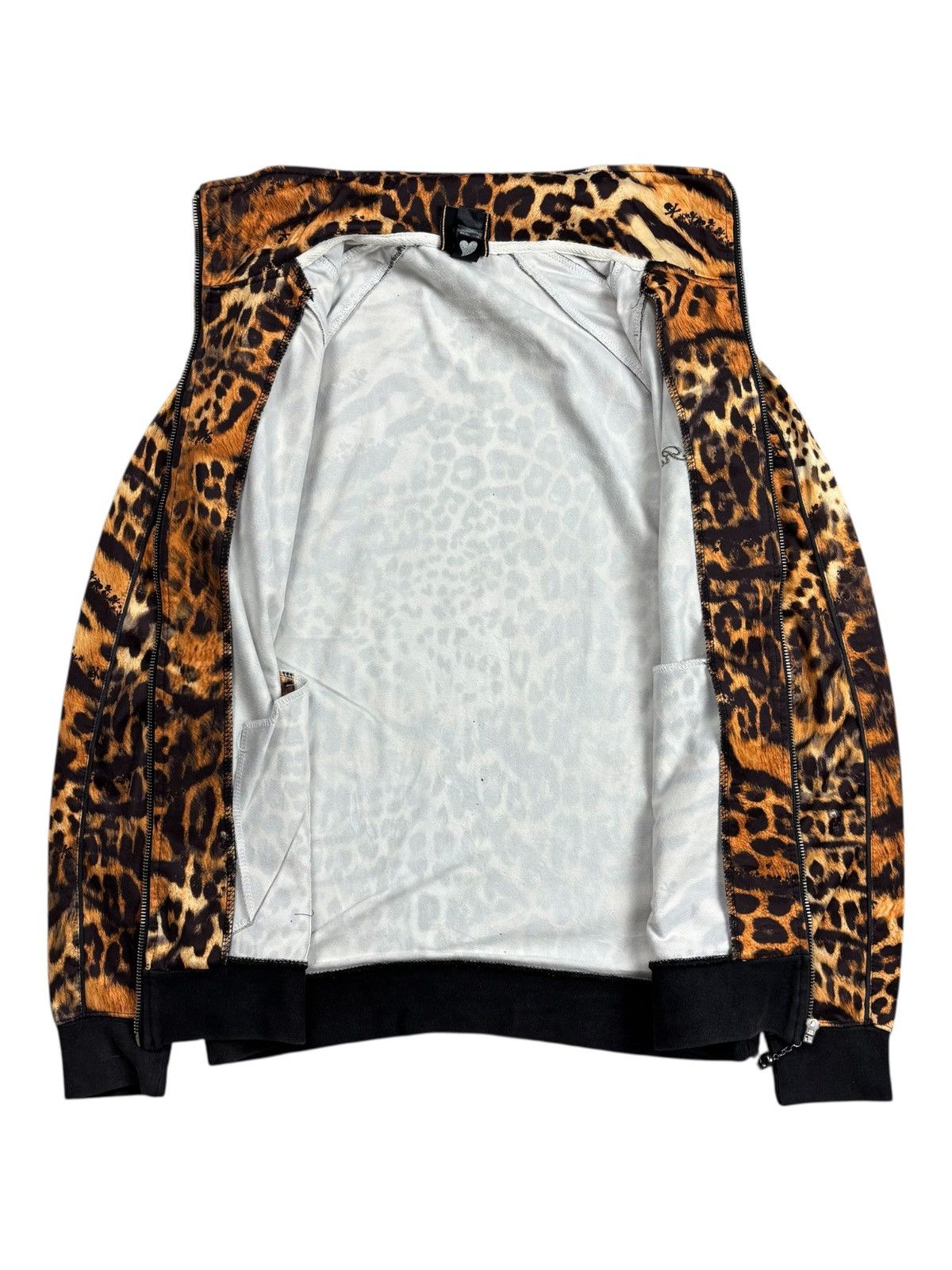 Roen Archive Roen - Leopard Track Top Jacket Size US M / EU 48-50 / 2 - 3 Thumbnail