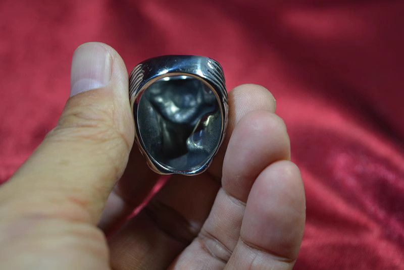 Jewelry Beauty Retro Jewelry Rings Open Size Chrome Ring (Size 7-13) Size ONE SIZE - 5 Thumbnail
