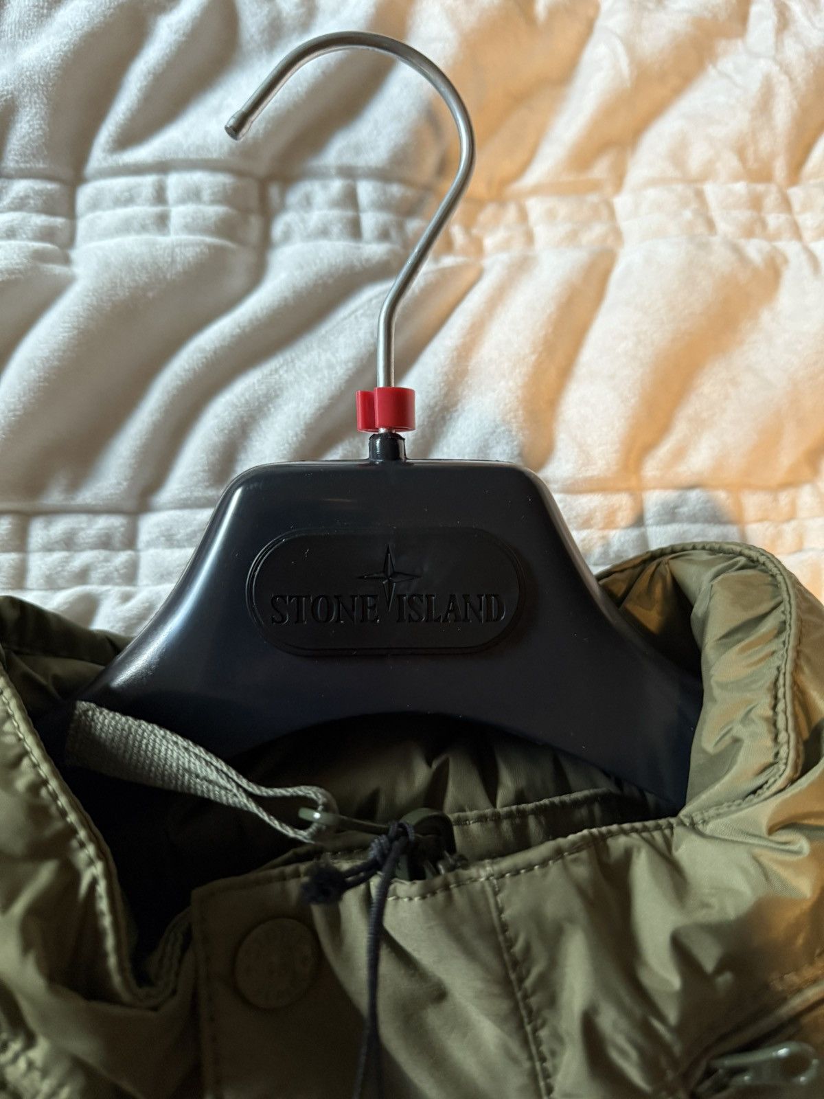 Stone Island Supreme®/Stone Island® Reversible Down Puffer Jacket-Olive Size US L / EU 52-54 / 3 - 11 Thumbnail