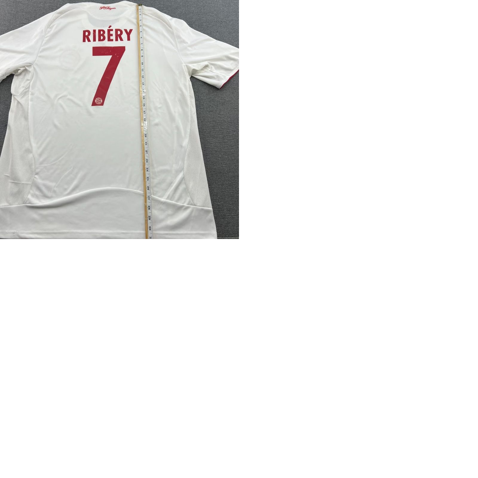 Adidas adidas Bayern Munich 2008 2009 Third Franck Ribery Football Jersey Mens XL white T-Shirt Athletic Jersey Mens XL adidas Size US XL / EU 56 / 4 - 11 Thumbnail