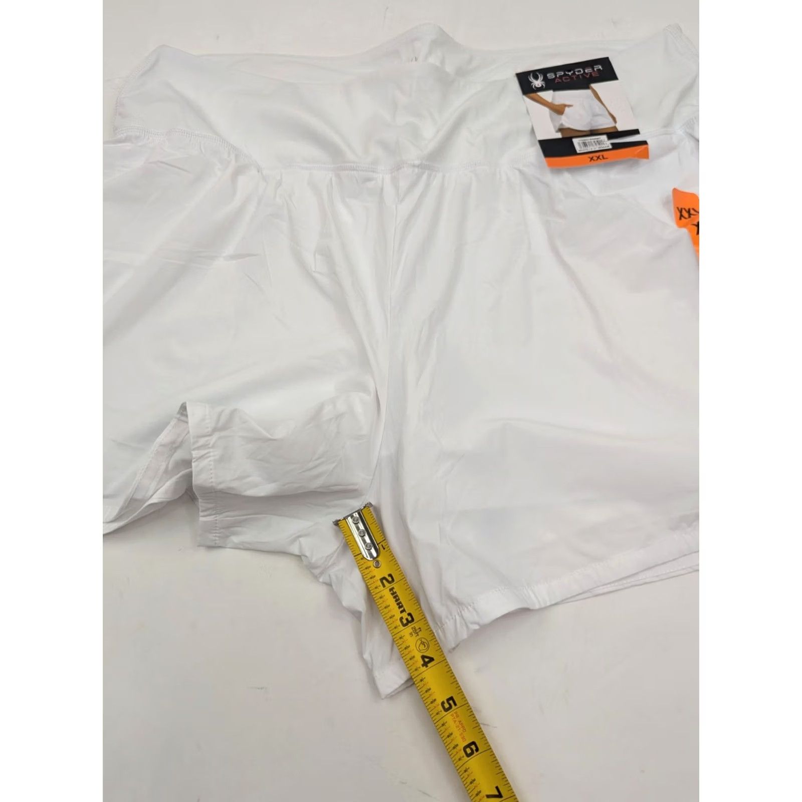 Spyder Spyder Shorts Women Size XXL White Active Running Stretch NWT 36x4 1849687 Size 40" / US 18 - 4 Thumbnail