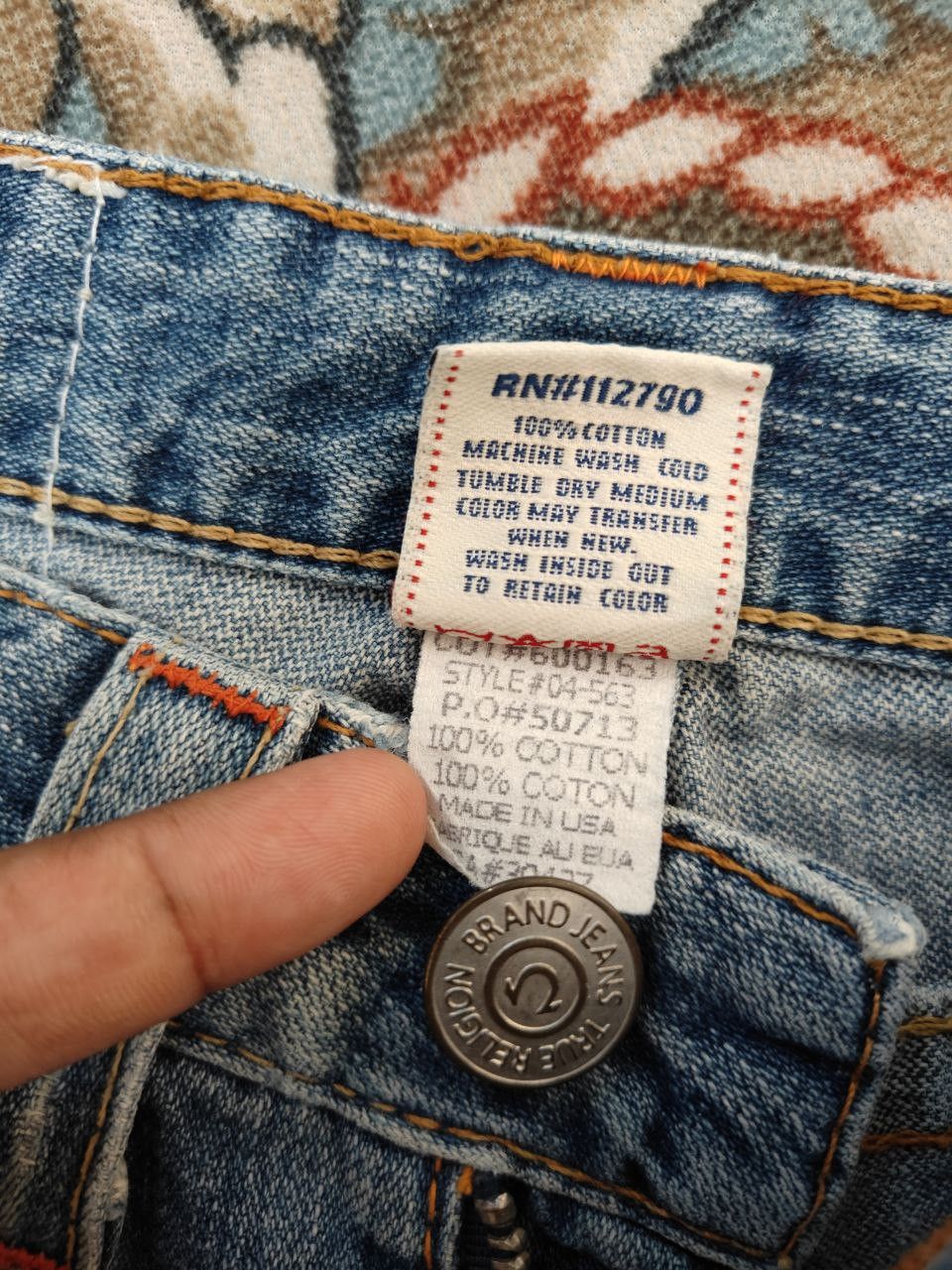True Religion ❎ Vintage True Religion Patchwork Flare Denim Size 26" / US 2 / IT 38 - 9 Thumbnail