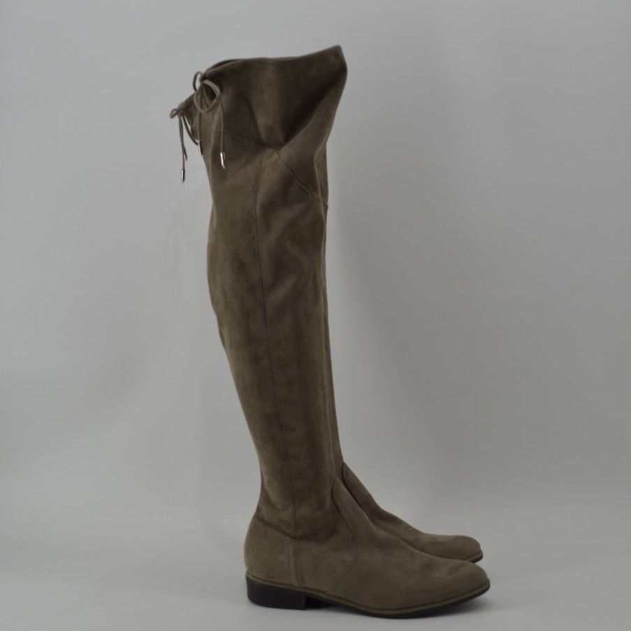Marc Fisher Marc Fisher Hulie Over the Knee Boots Stretch Preppy Sz 7.5M Size US 7.5 / IT 37.5 - 5 Thumbnail