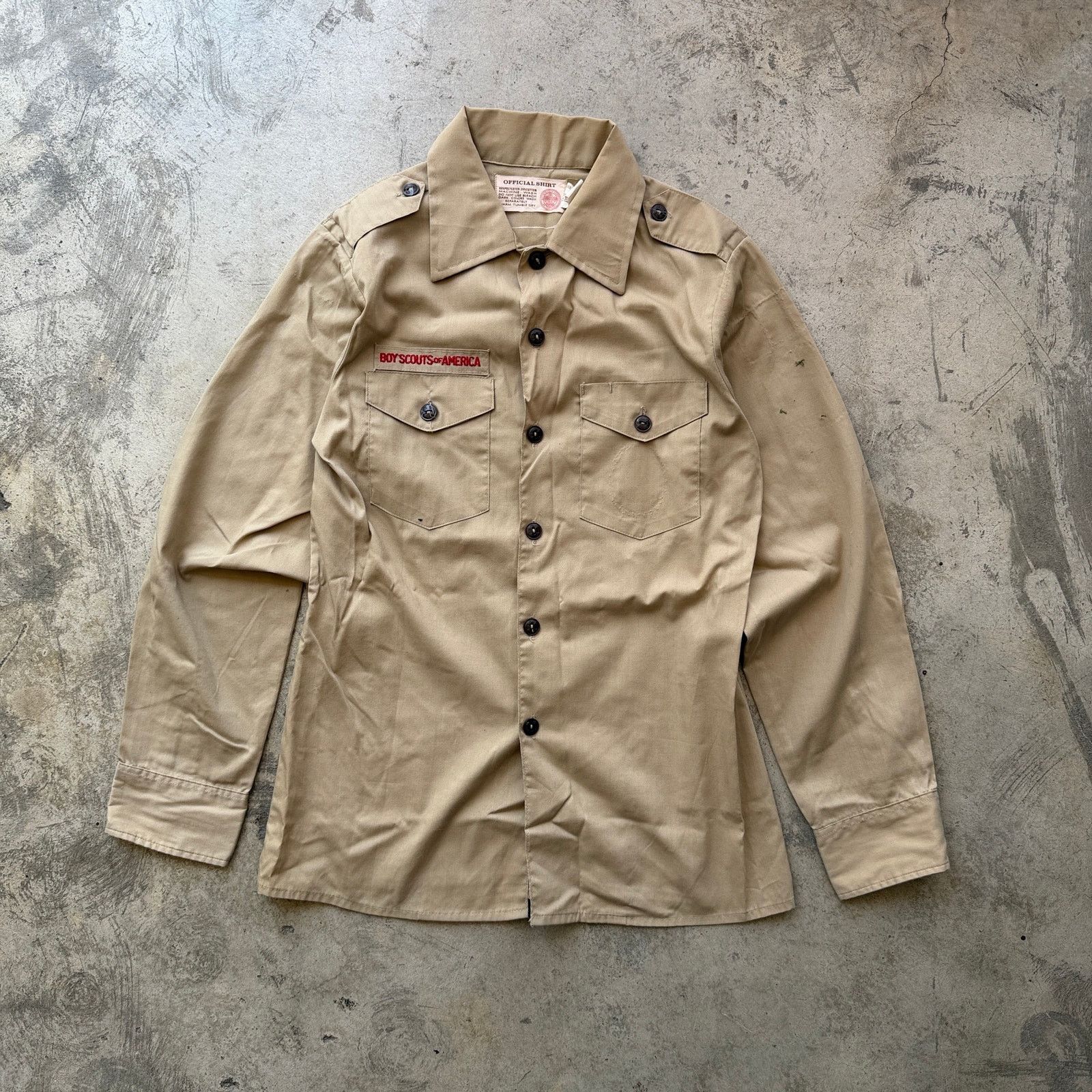 Other Vintage 70s Boy Scouts of America Uniform button Shirt USA Size US S / EU 44-46 / 1 - 1 Thumbnail