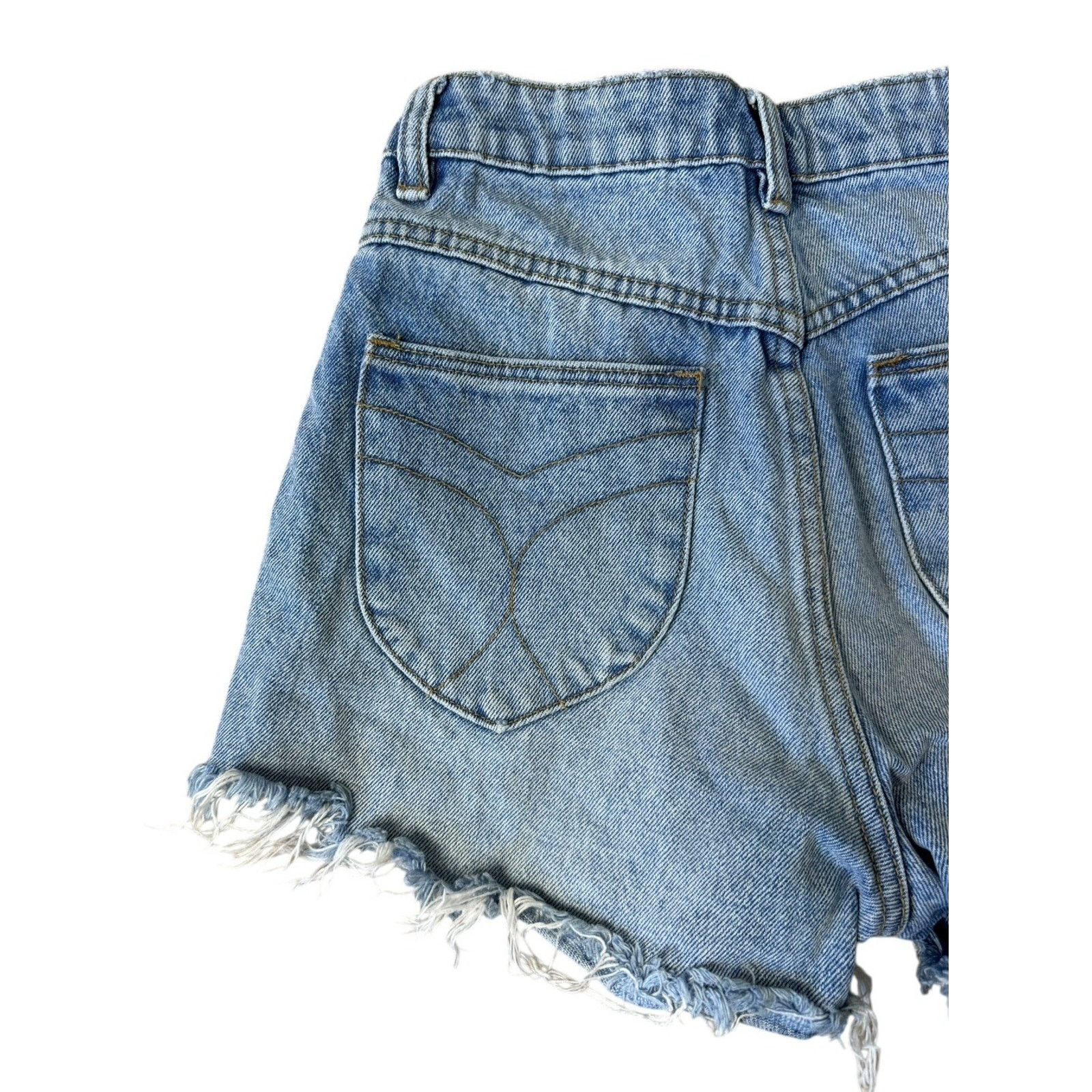Rolla's ROLLA’S Dusters High Rise Slim Shorts G’Day Mate Aussie 5 23 Size 23" - 6 Thumbnail